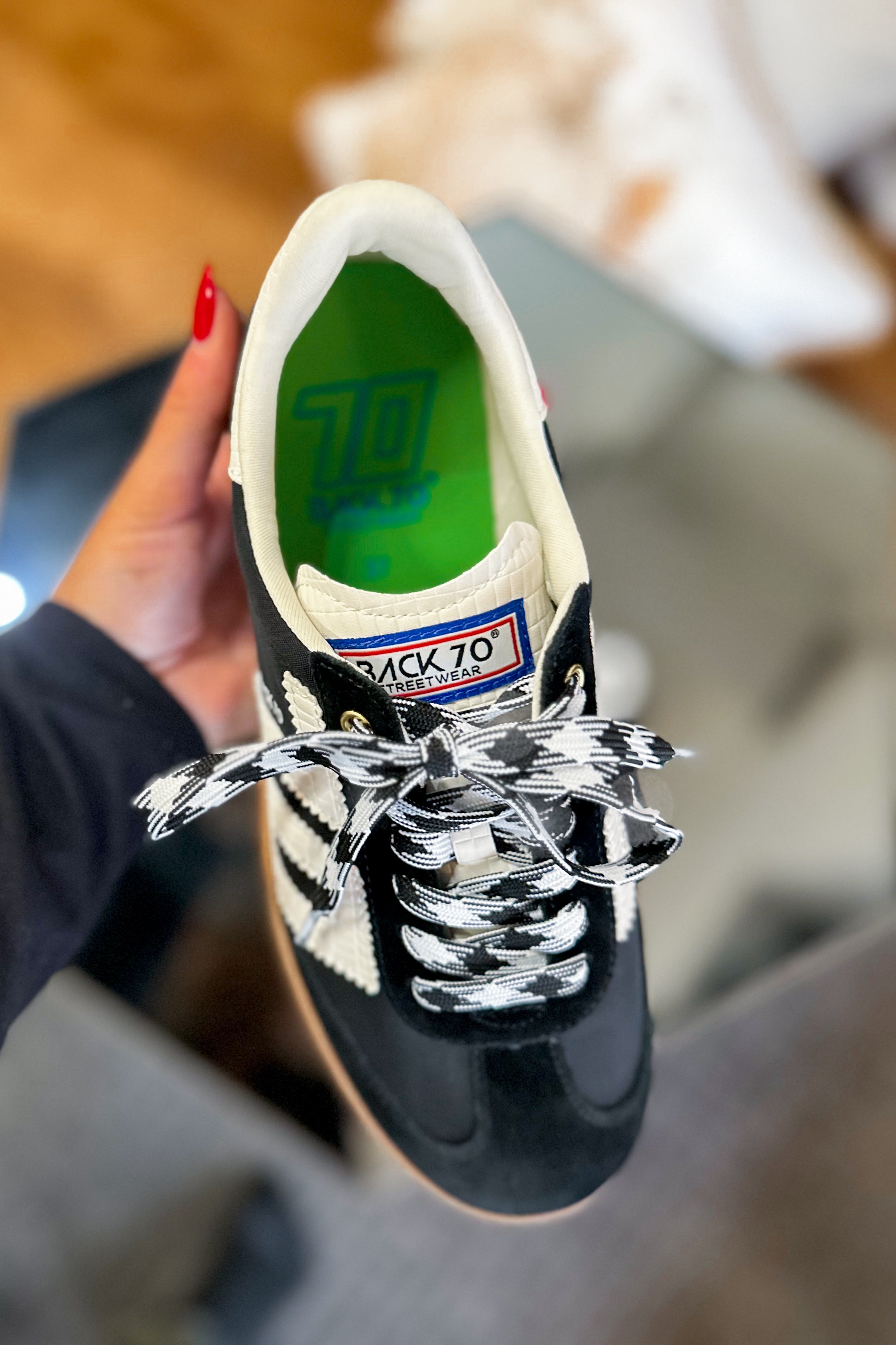 BACK70 Ghost Sneaker - Black - Be You Boutique