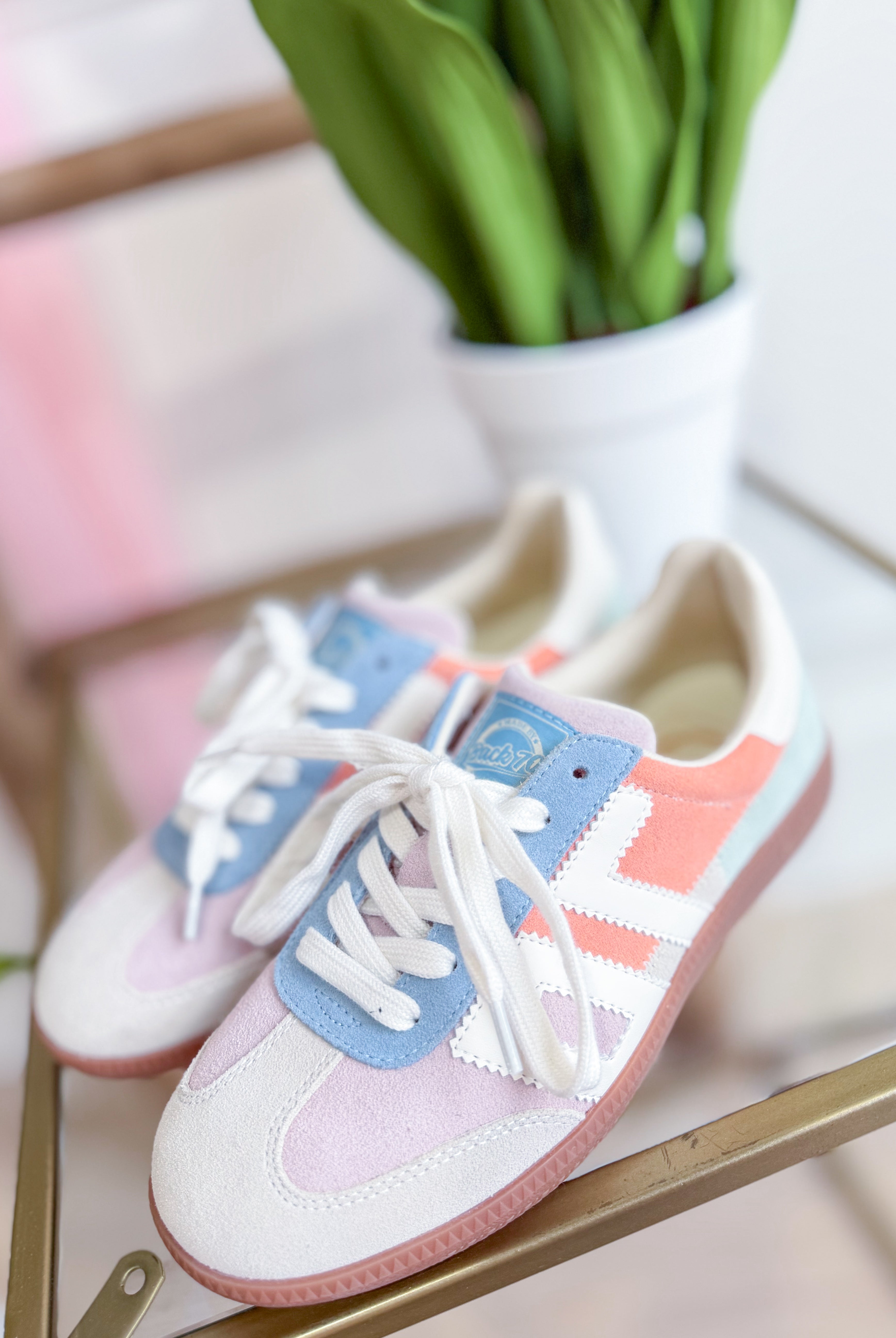 BACK 70 Squid Sneakers in Nude Sage, 205 Sneakers style, showing the stylish beige-green sneakers with textured details.
