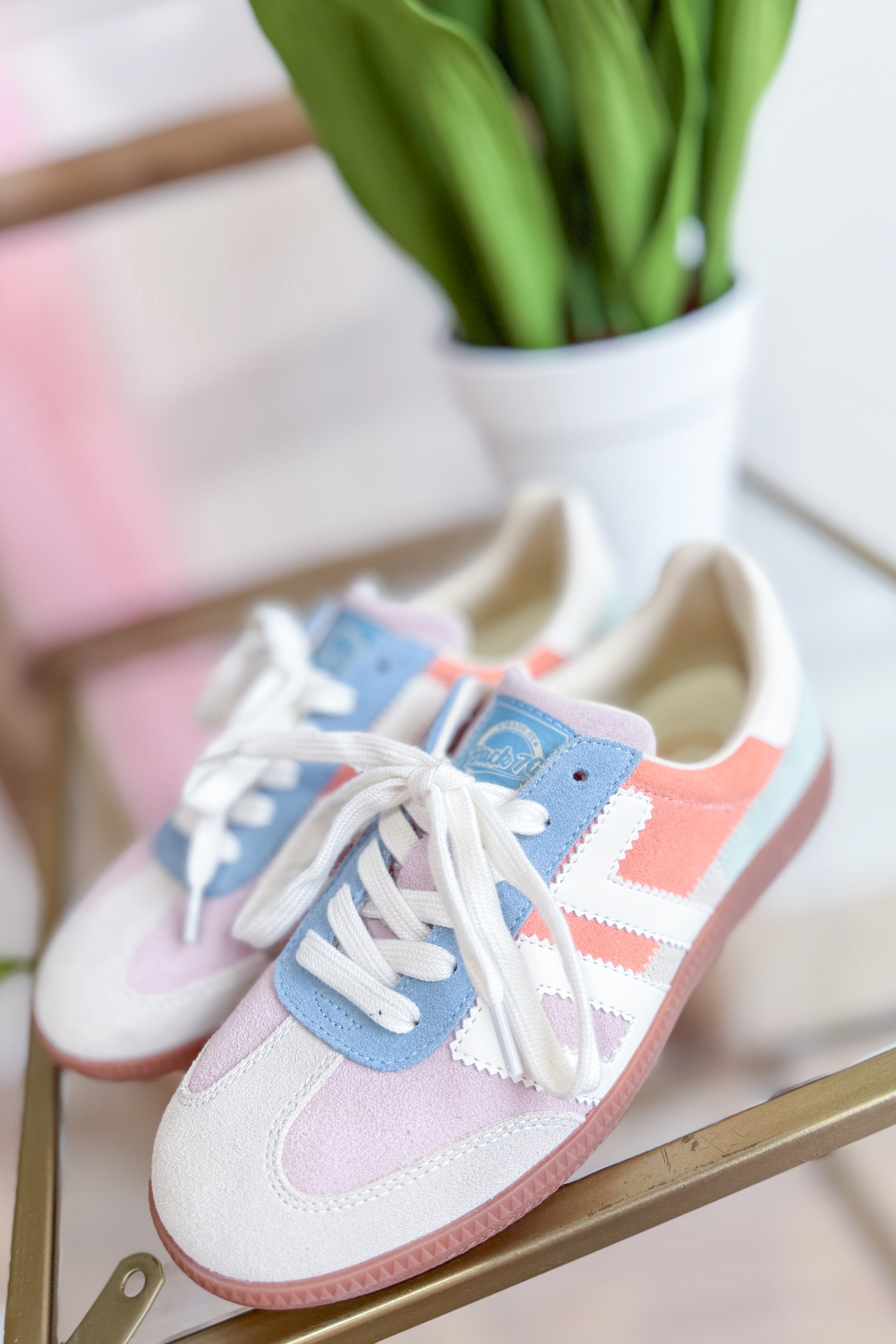 BACK70 Squid Sneakers in Nude Sage - Be You Boutique