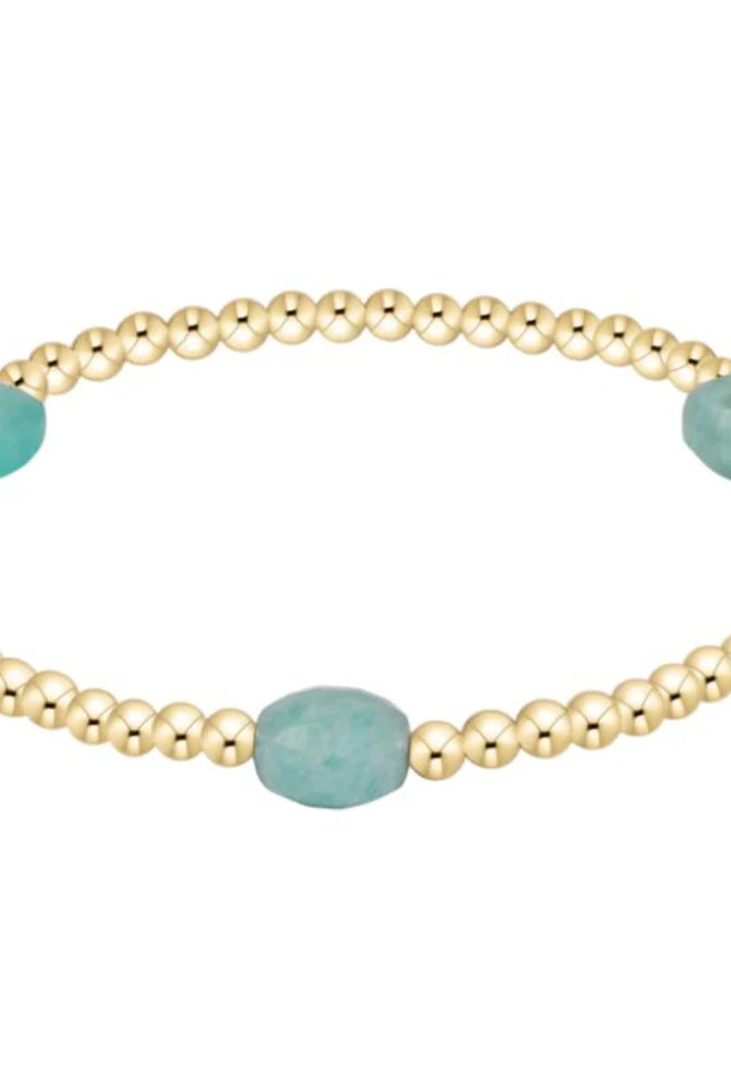 Enewton 3mm Amazonite Admire Gem in 222 other jewelry style, showcasing a polished blue-green gemstone bead.