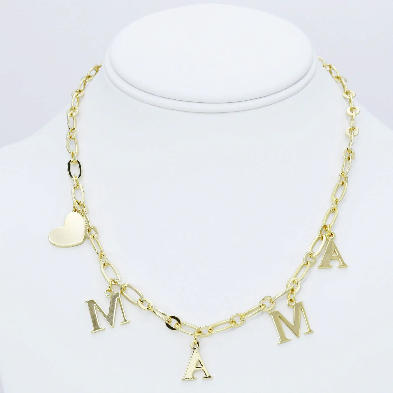 Treasure Jewels Mama Charm Gold Necklace - Be You Boutique