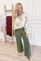 Candice Soft Pleated Floral Top - Be You Boutique