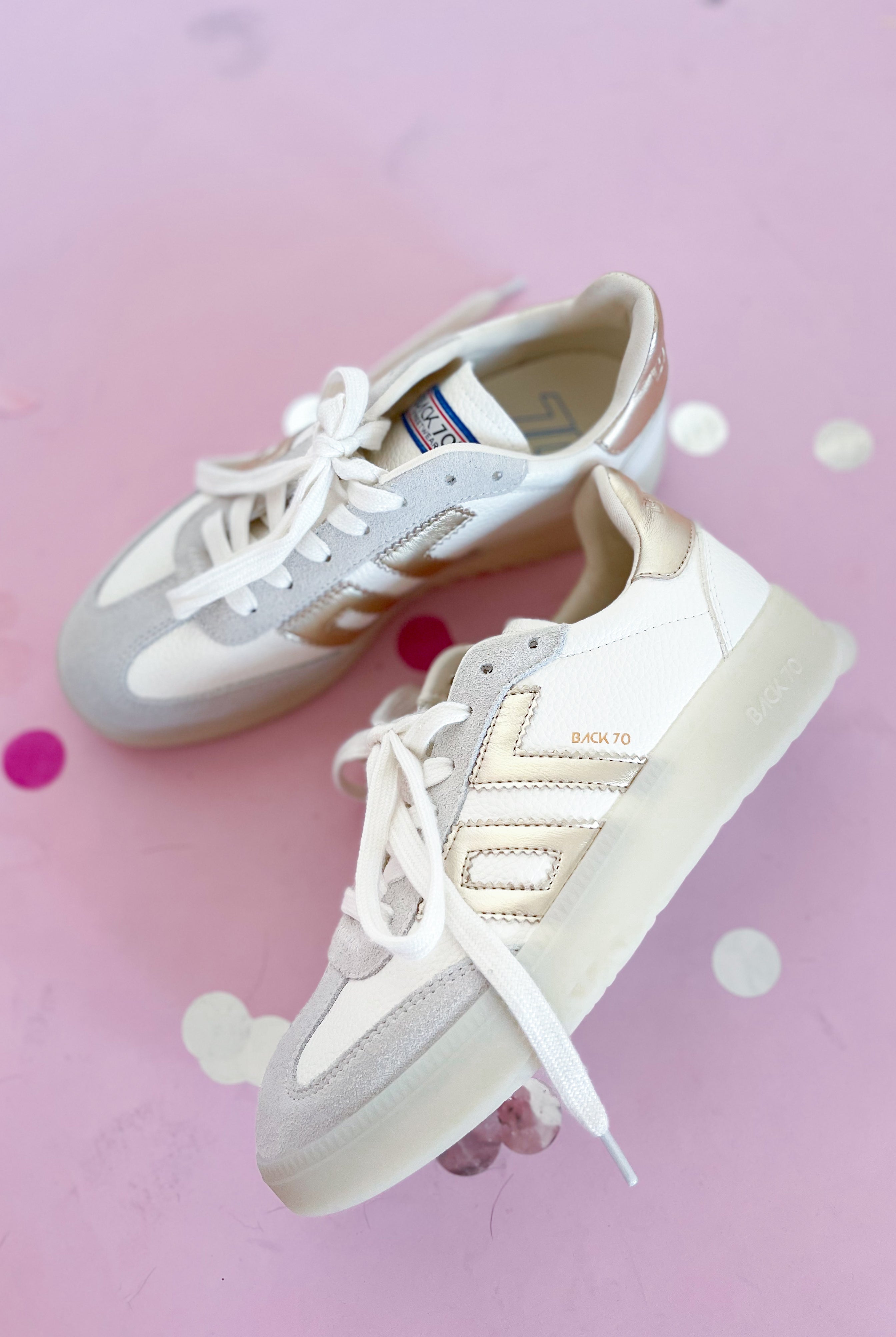 BACK70 Boston 2505 Sneaker in Gold - Be You Boutique