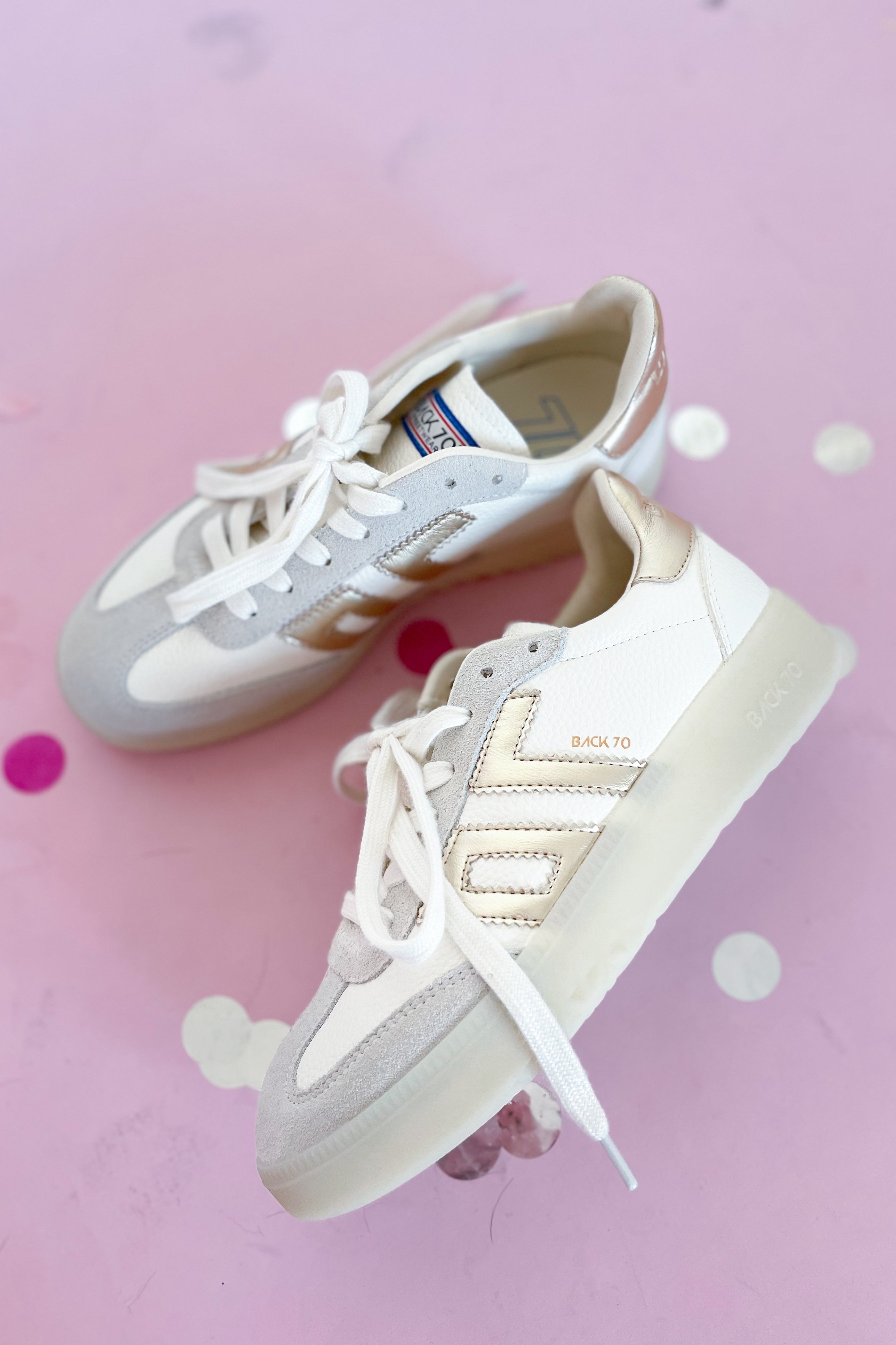 BACK70 Boston 2505 Sneaker in Gold - Be You Boutique