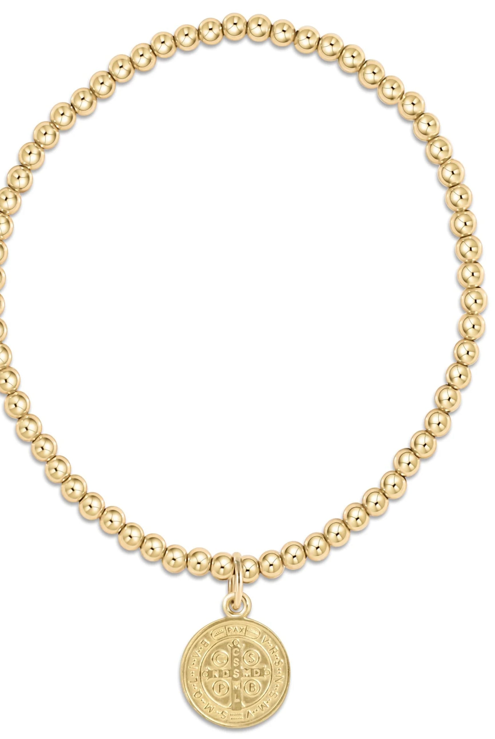 Enewton 3mm Blessing Gold Disc Bracelet - Be You Boutique