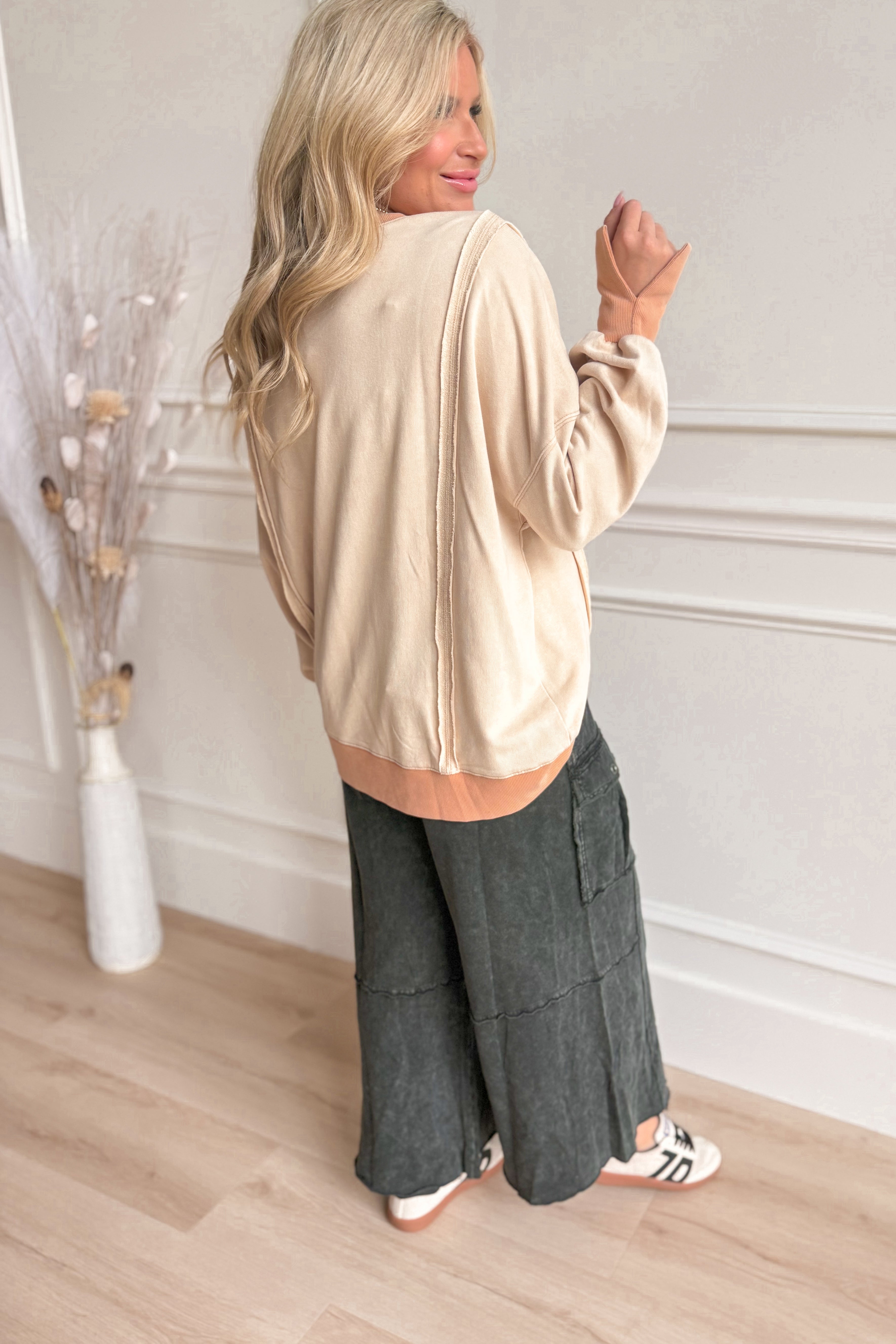 Laney Relaxed Leopard Print Pullover - Be You Boutique