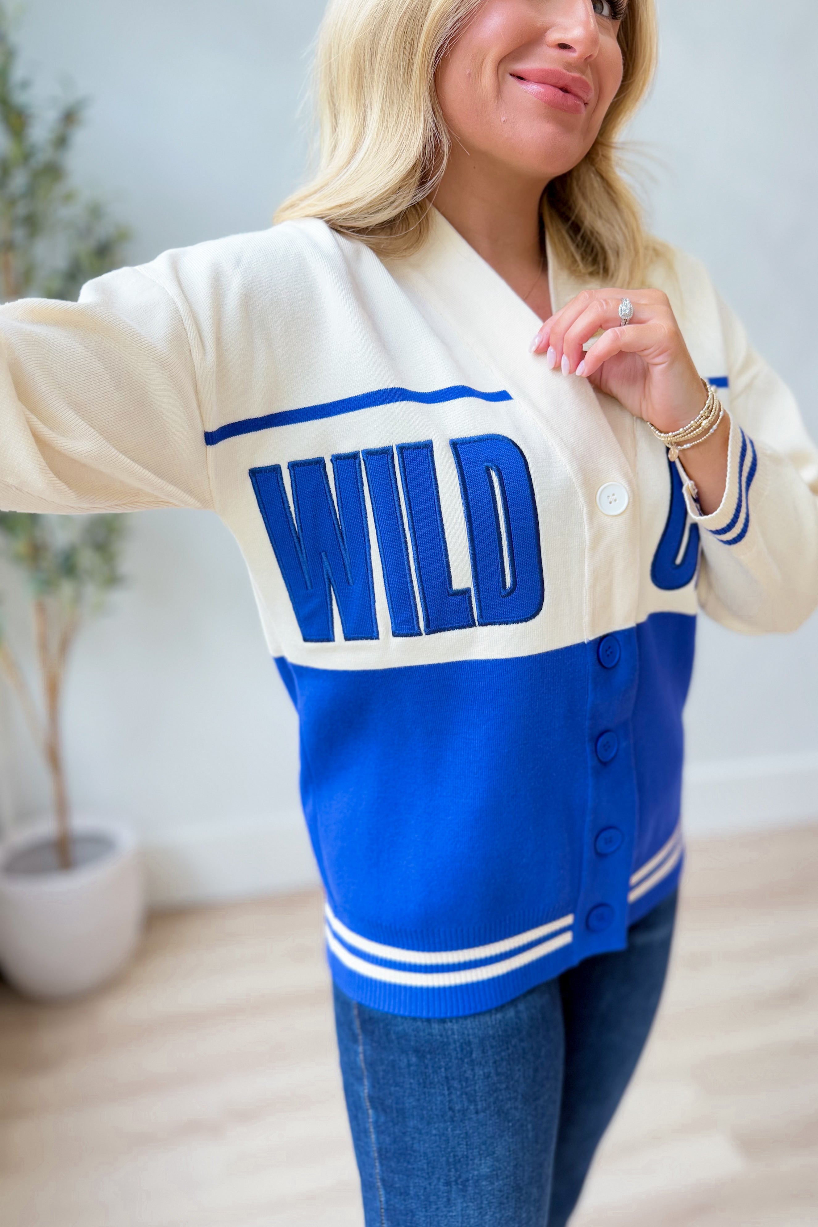 GameDay Social Carly Kentucky Game Day Cardigan - Be You Boutique