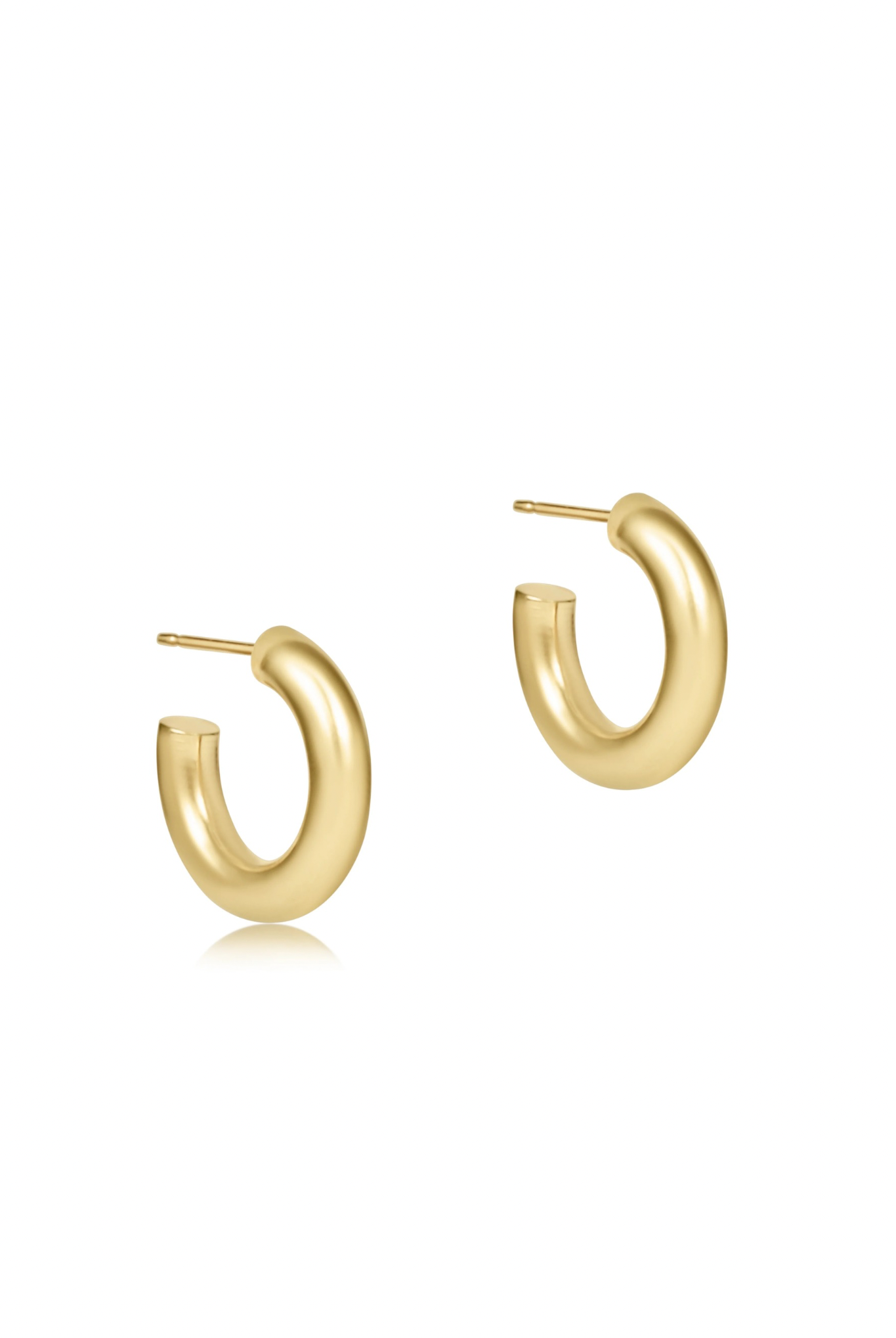 Enewton 1” Round Gold Post Hoop - Be You Boutique