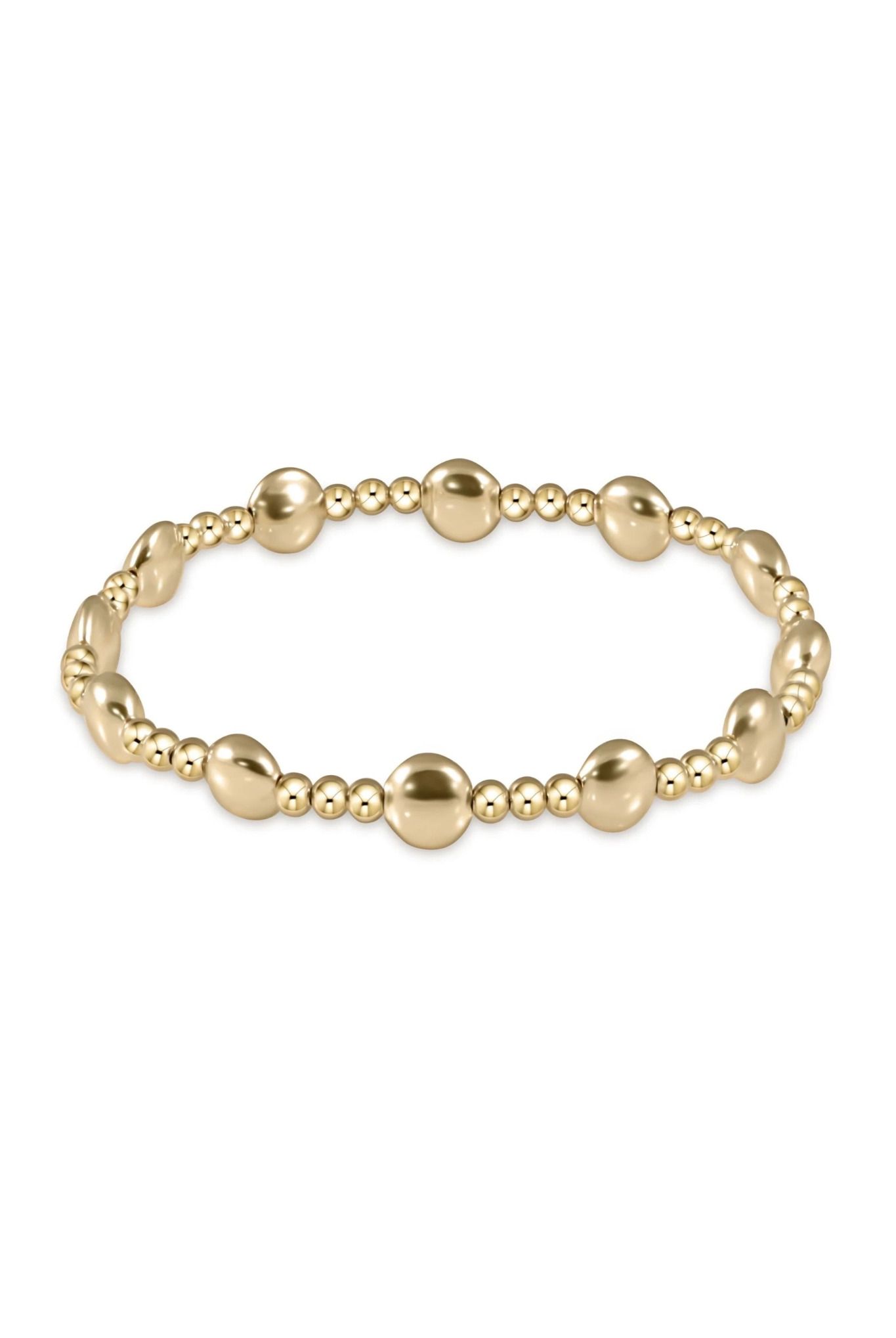 Enewton 6mm Honesty Sincerity Gold Bead Bracelet - Be You Boutique