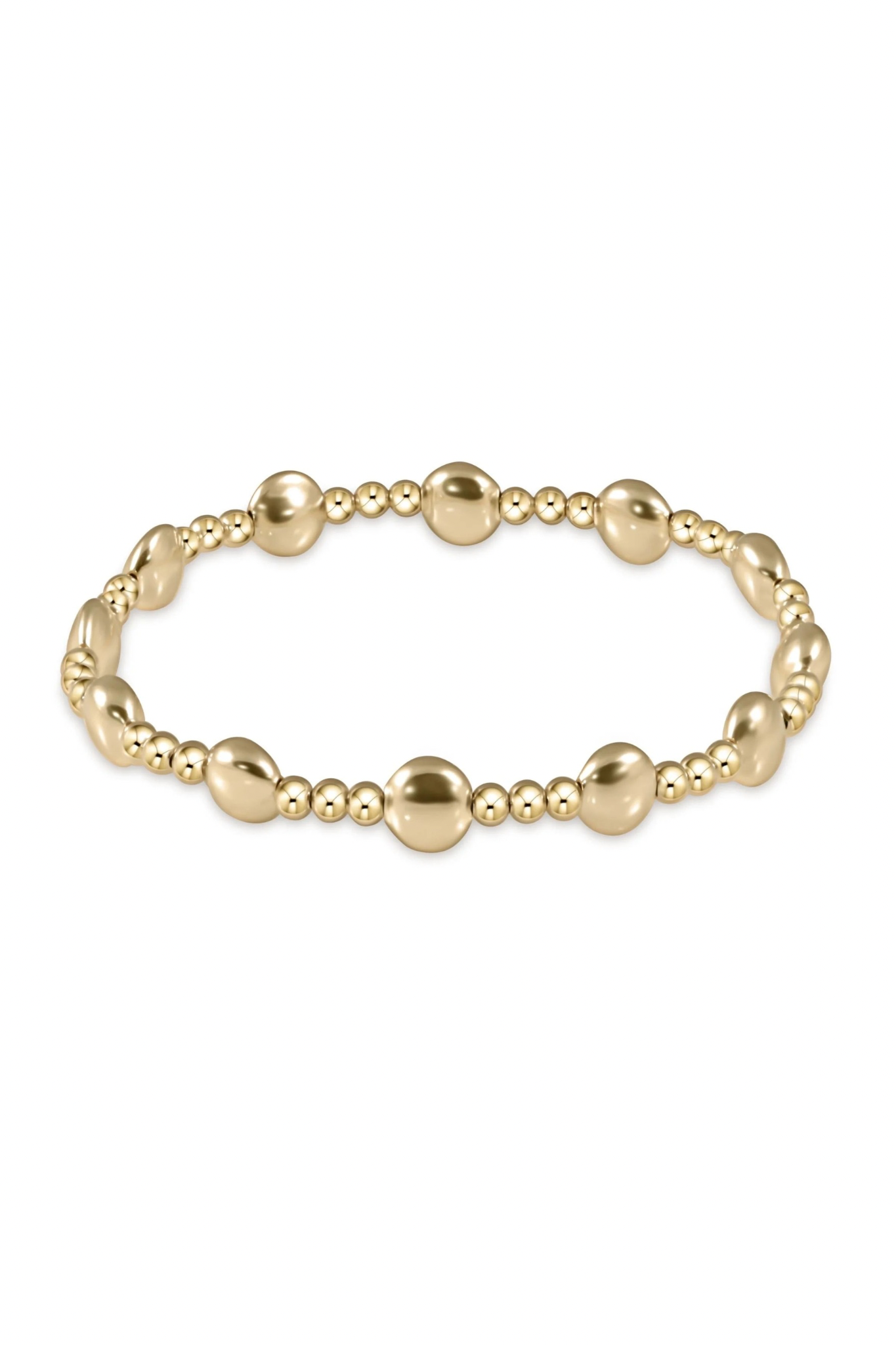 Enewton 6mm Honesty Sincerity Gold Bead Bracelet - Be You Boutique