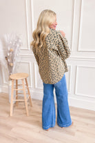 Laura Animal Print Collared Shacket - Be You Boutique
