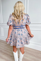 Kelly Floral Puff Sleeve Dress - Be You Boutique