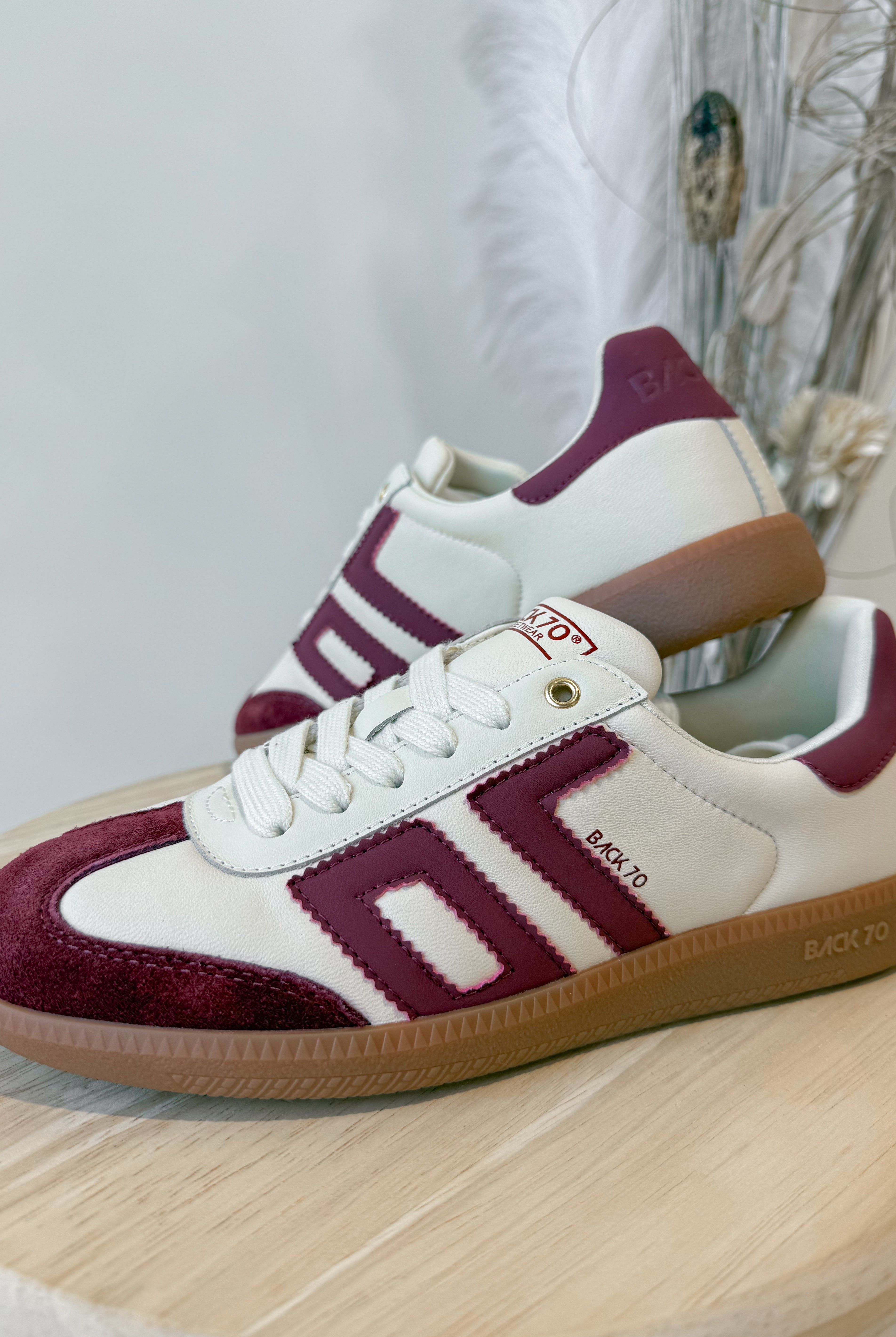 BACK70 Cloud Sneakers in Milk Wine - Be You Boutique