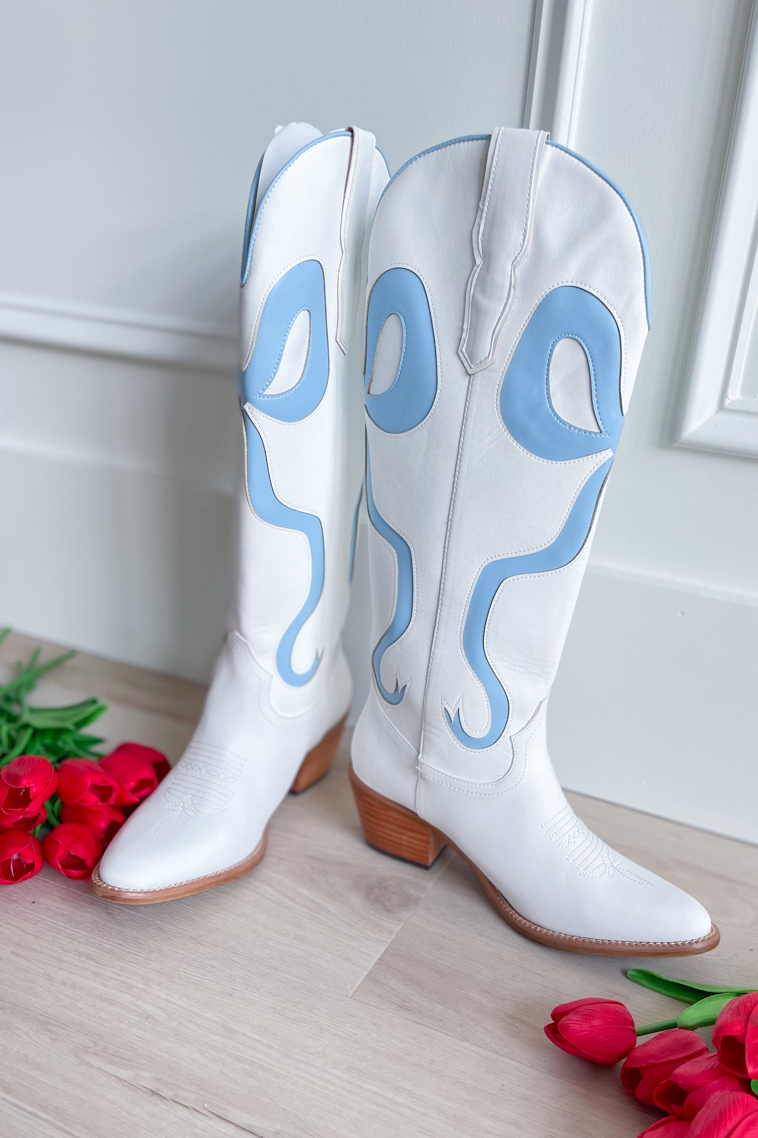 Ruby Bow Western Tall Boots *FINAL SALE* - Be You Boutique