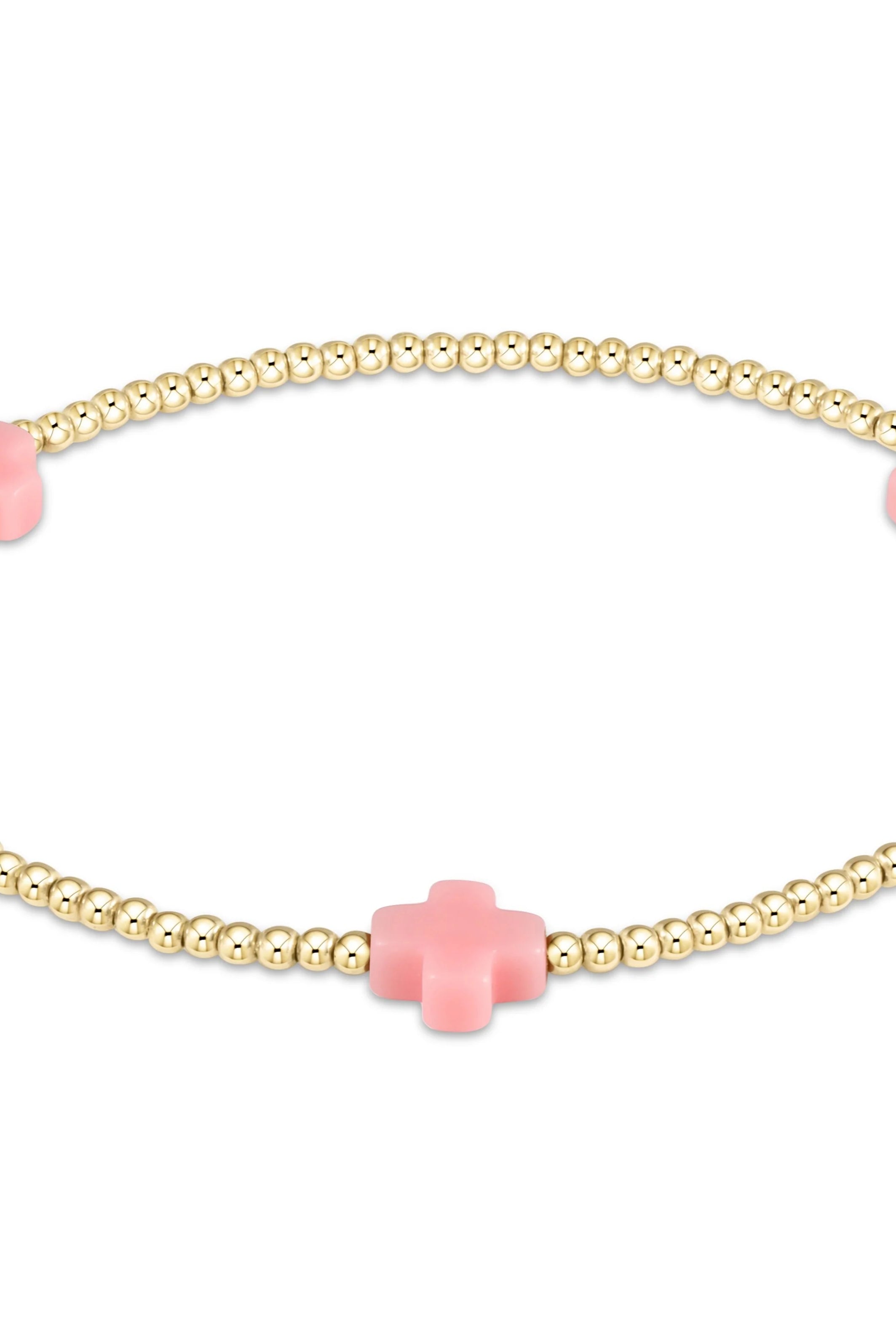 Enewton 2mm Signature Cross Gold Bracelet - Be You Boutique