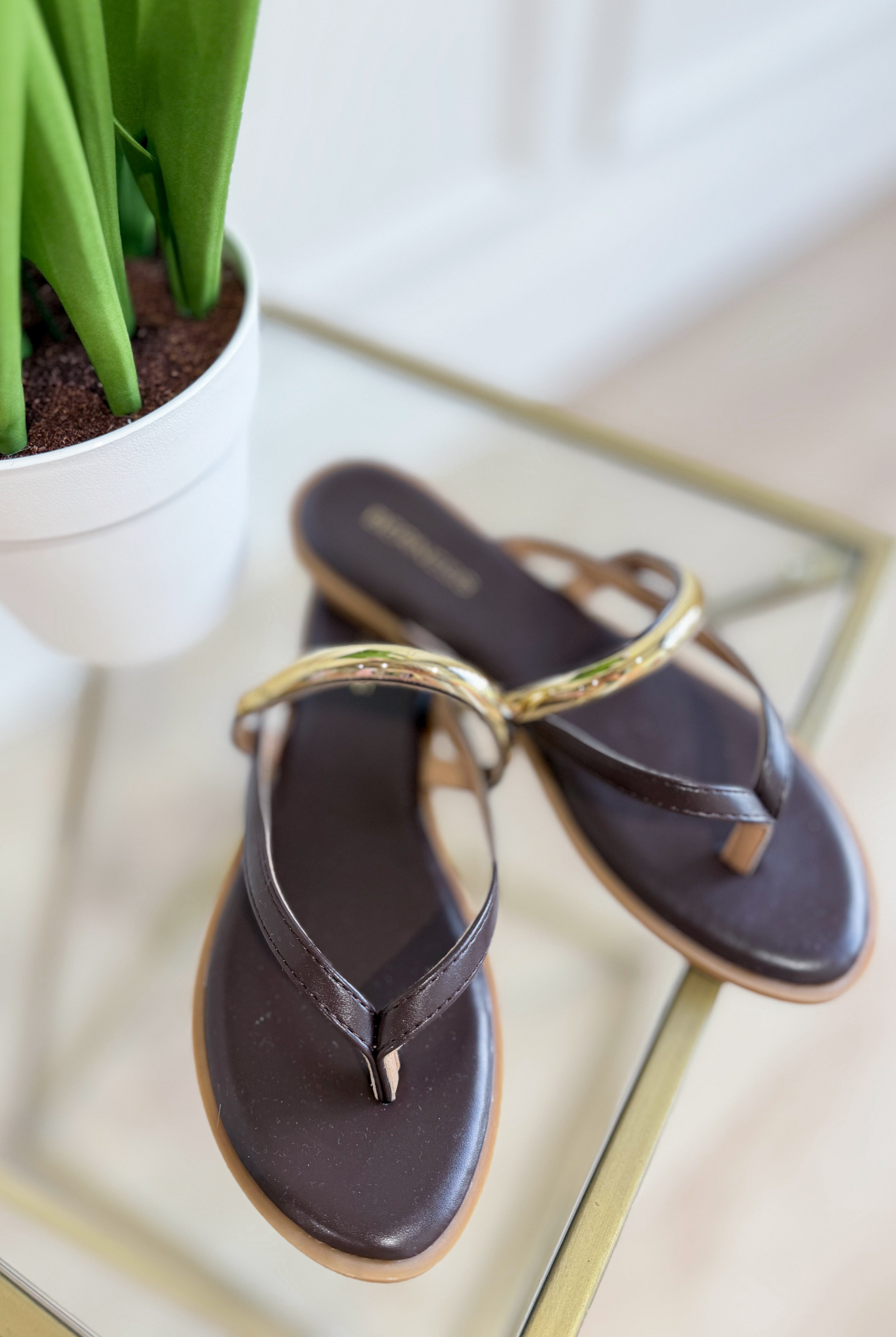 Berness Kara Coffee Sandal featuring a stylish design, open-toe style, and comfortable straps perfect for casual wear.