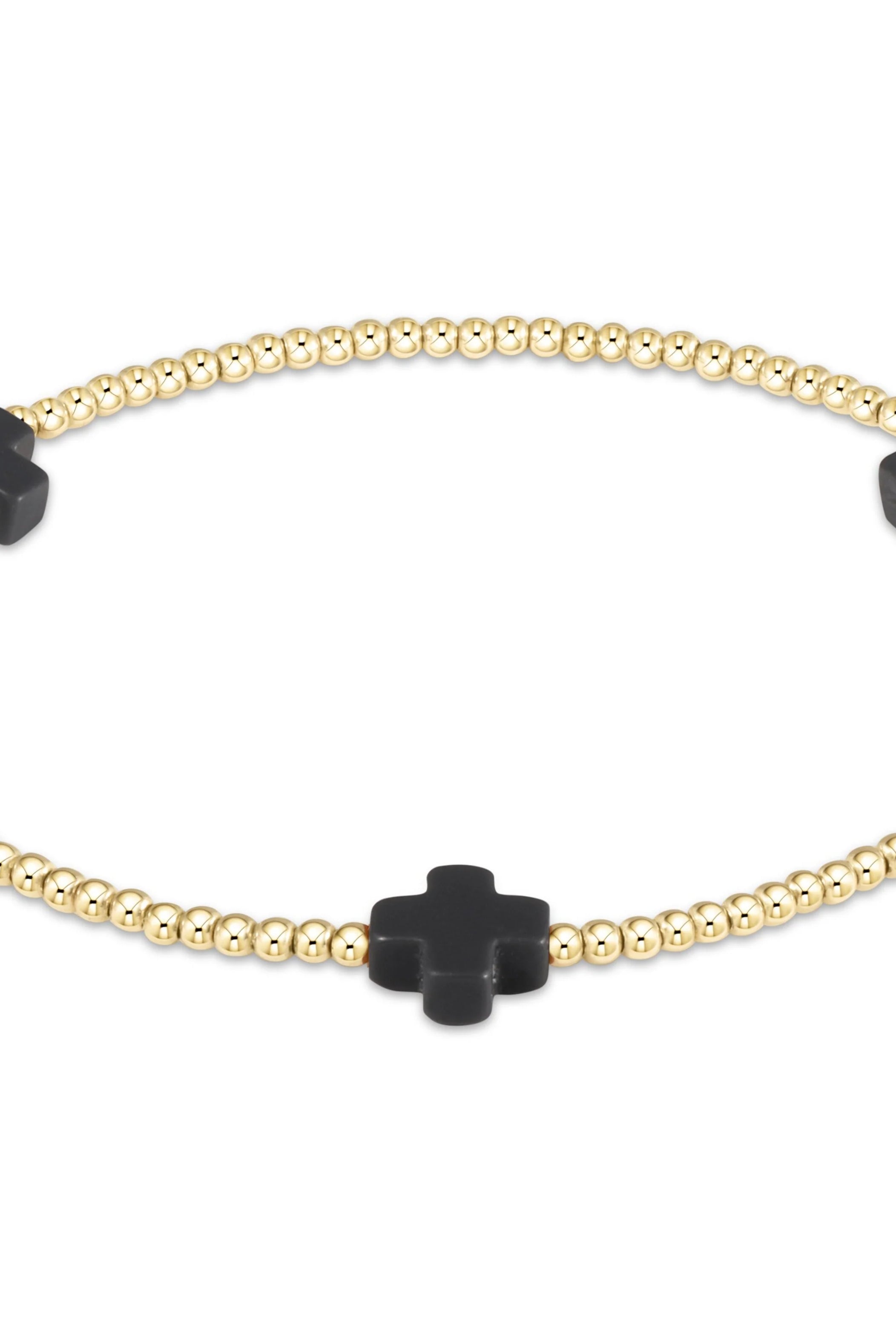 Enewton 2mm Signature Cross Gold Bracelet - Be You Boutique