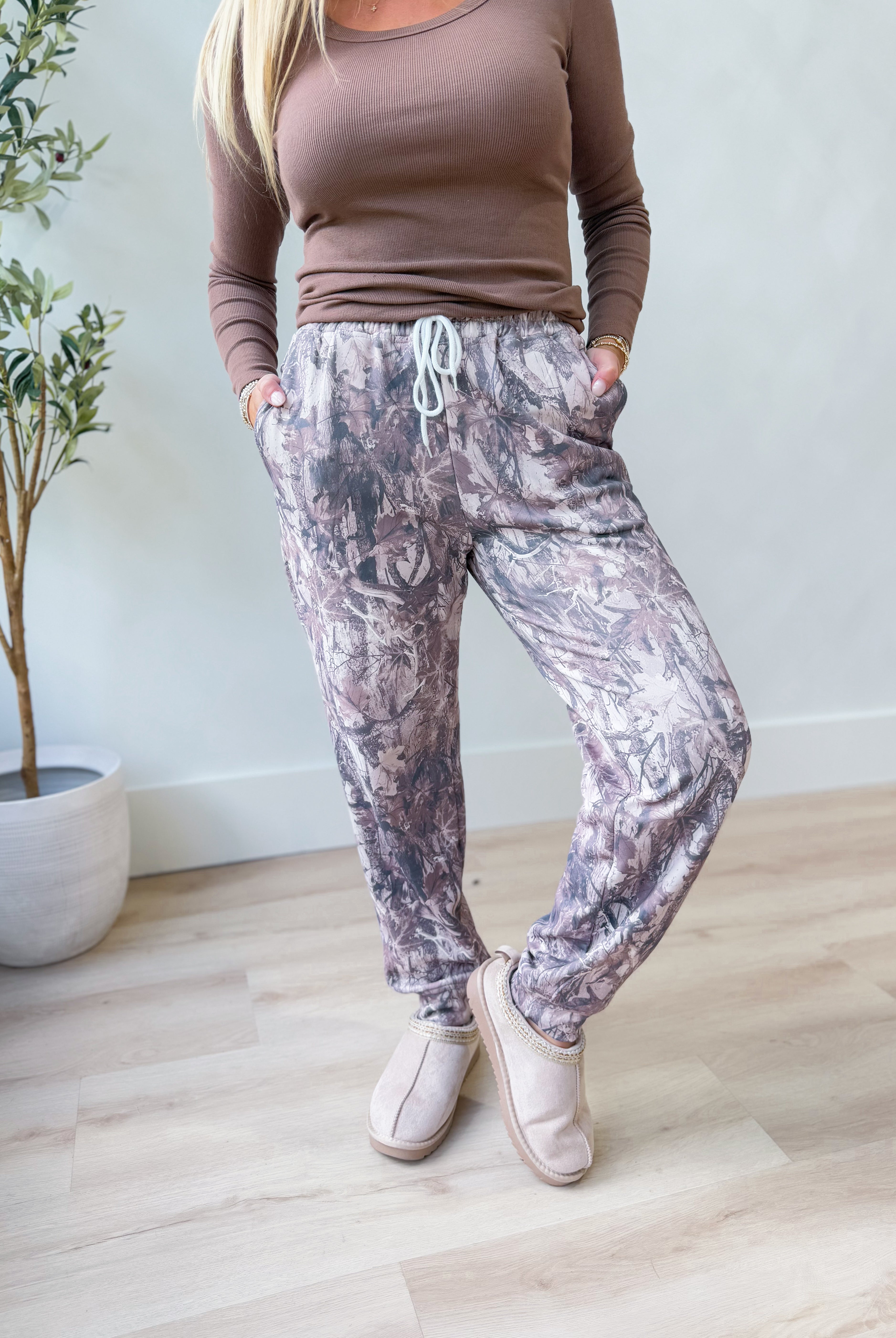 Camo Signature Fleece Jogger - Be You Boutique