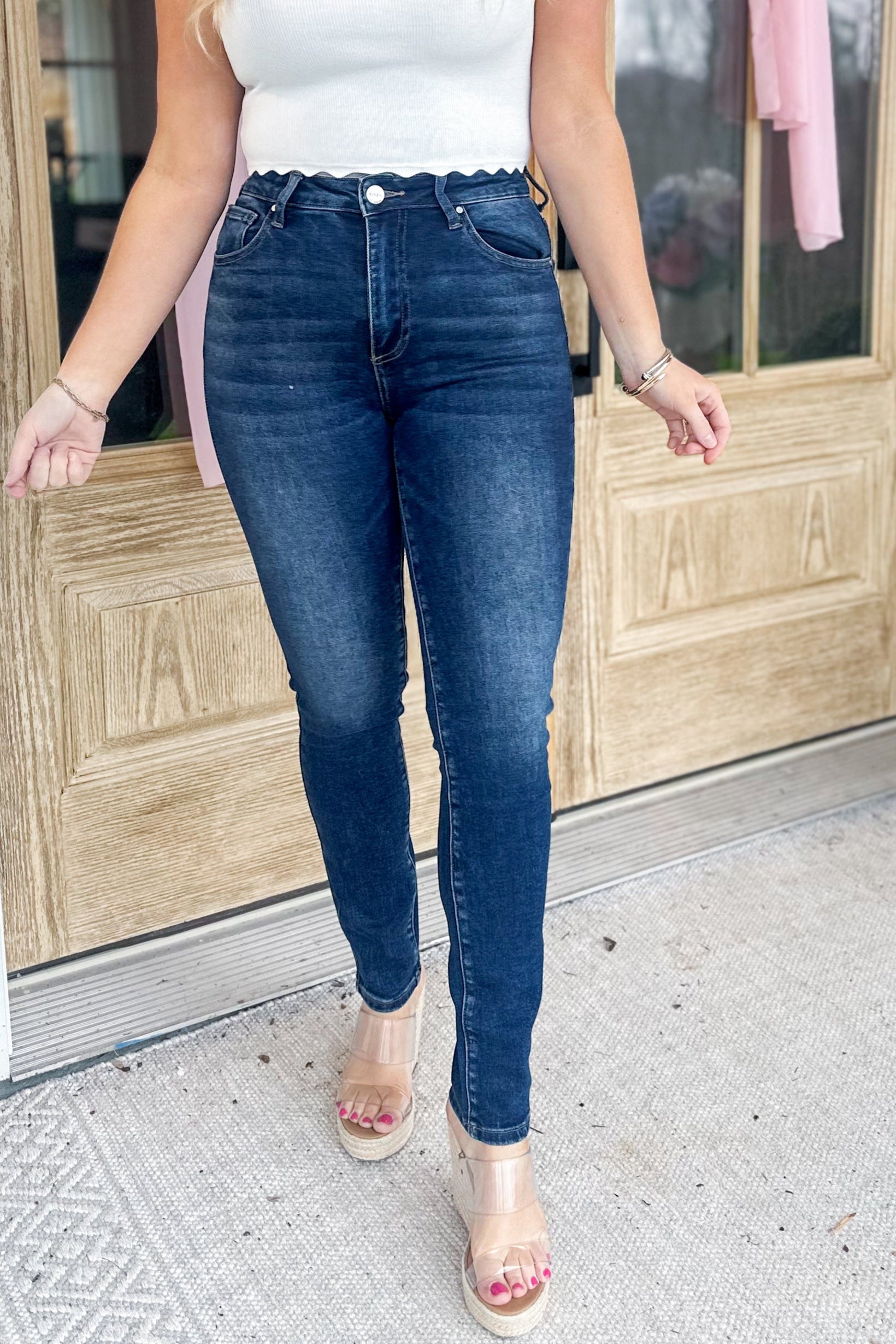 Risen Edie High Rise Basic Skinny Jeans - Be You Boutique