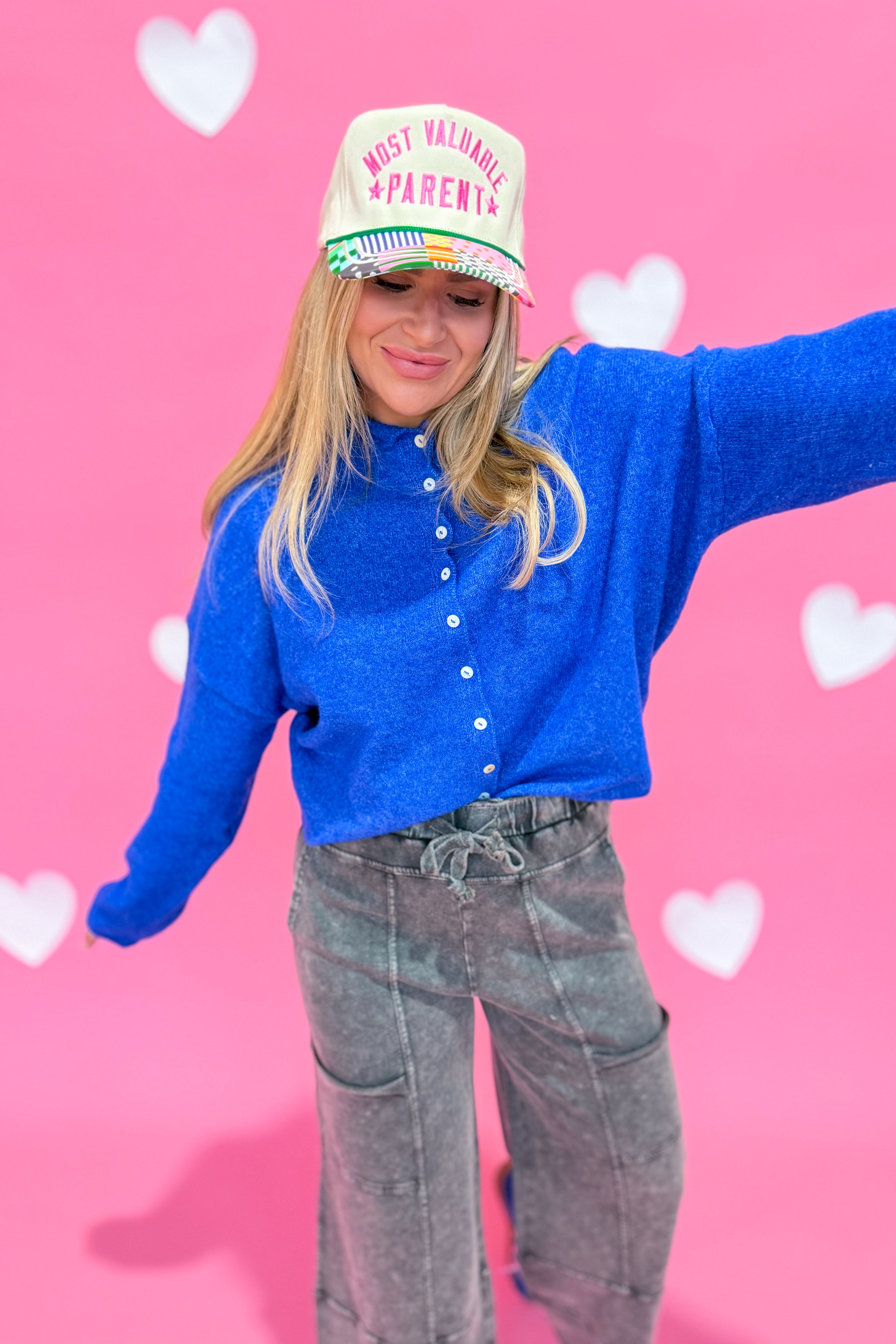 Luna Button Down Cardigan Top - Be You Boutique