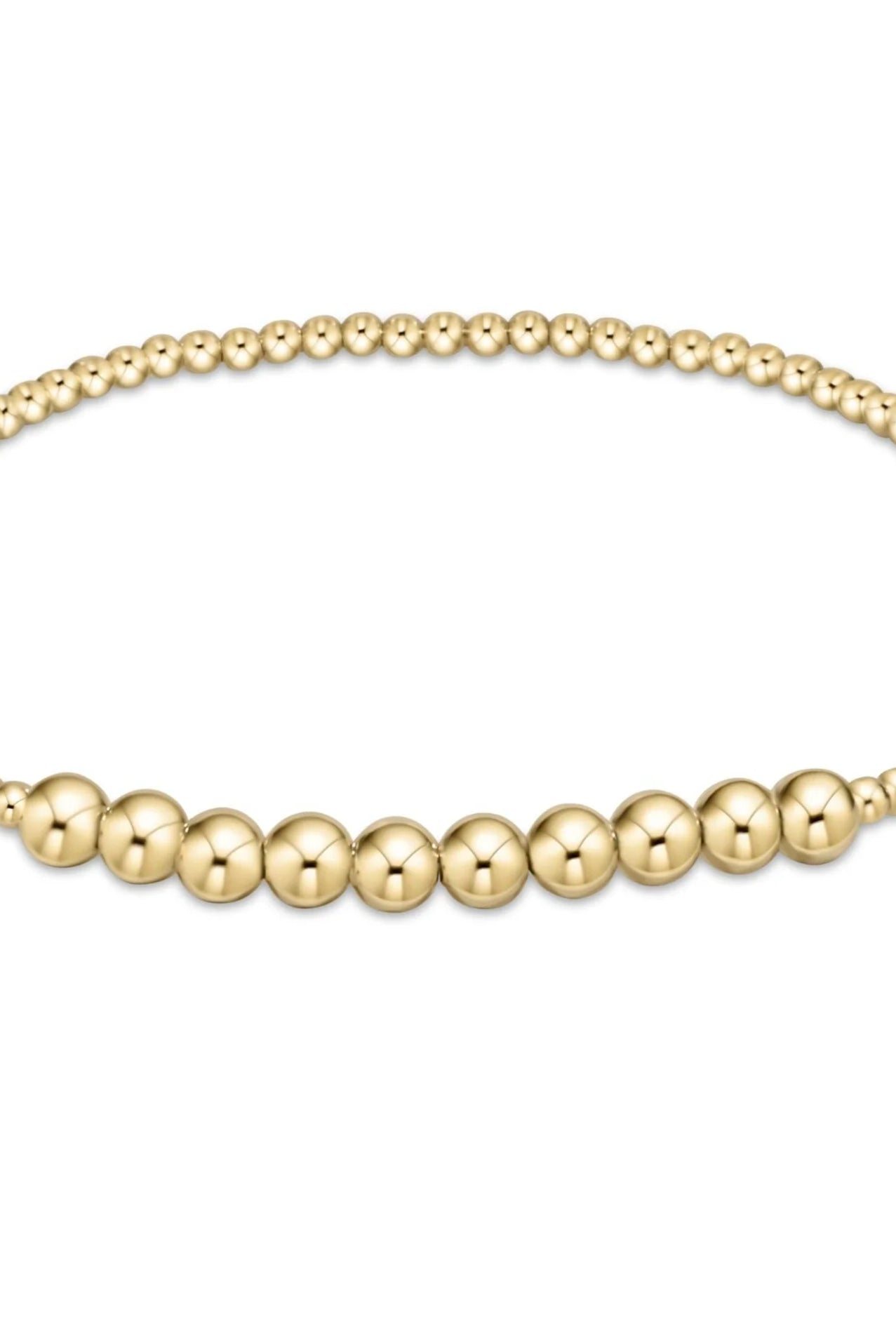Enewton 2mm Beaded Bliss Classic Gold Bracelet - Be You Boutique