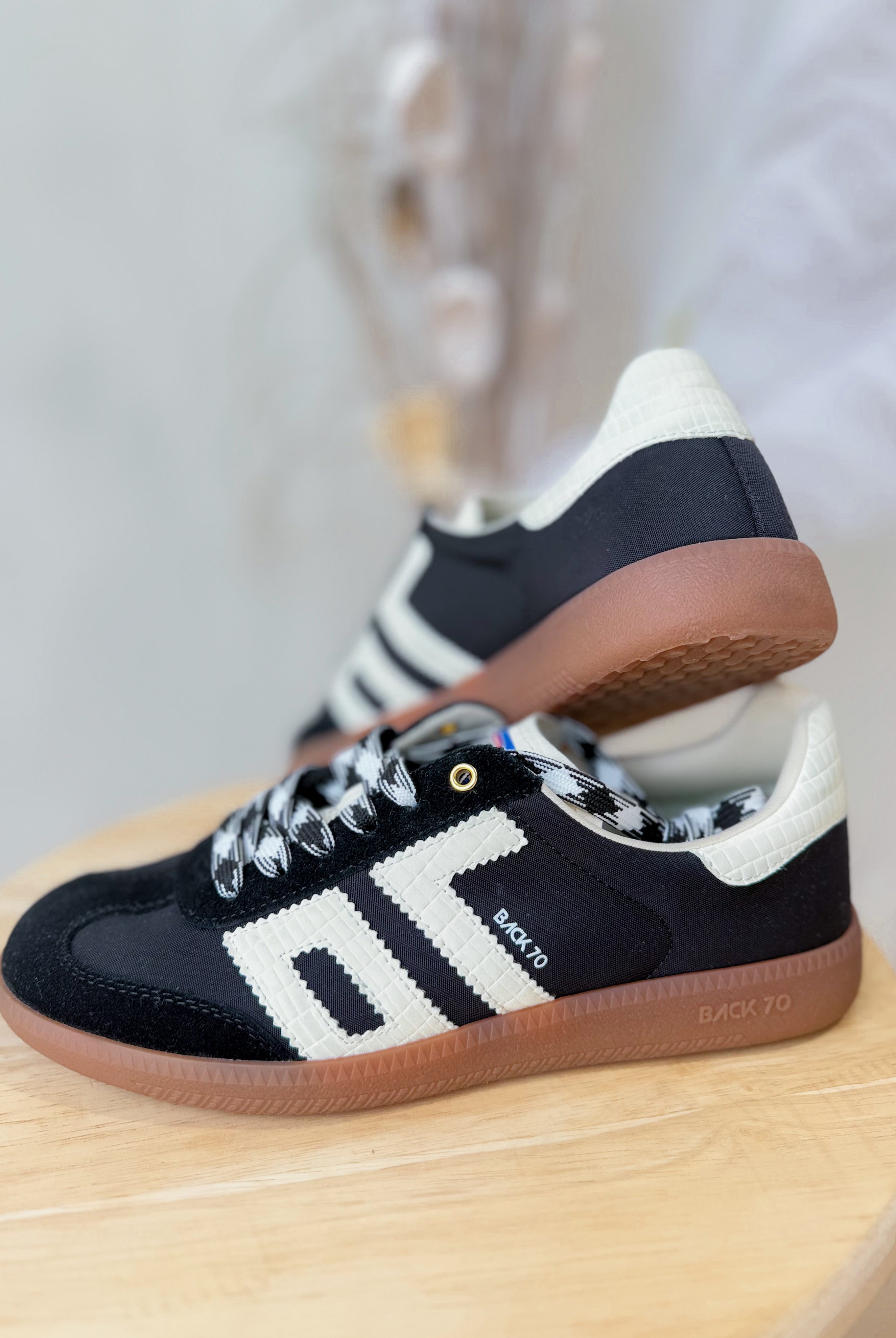 BACK70 Ghost Sneaker in Black - Be You Boutique