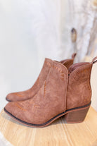 Whitney Embroidered Ankle Bootie - Be You Boutique