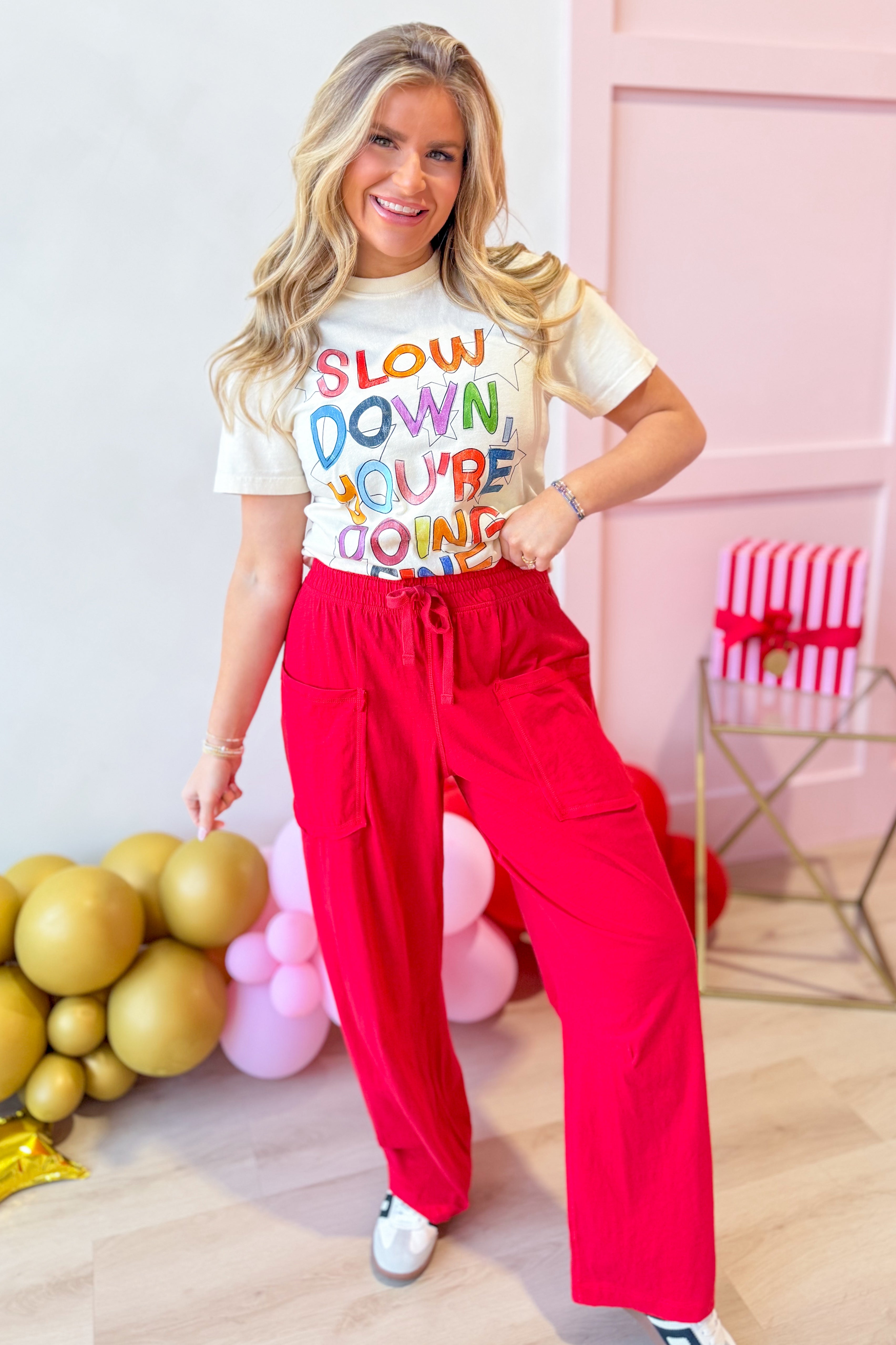 Bella Cotton Barrel Pant - Be You Boutique
