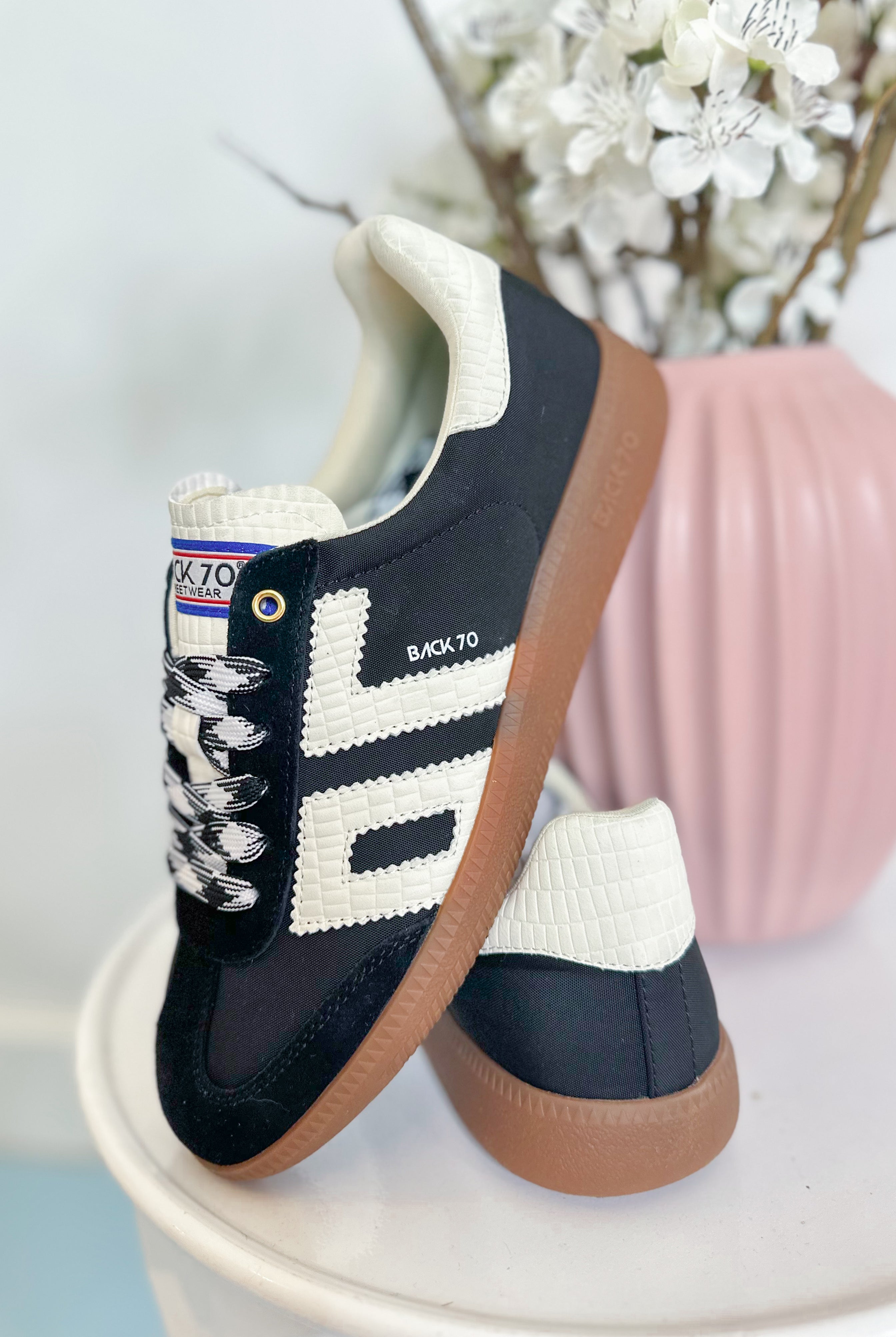 BACK70 Ghost Sneaker in Black - Be You Boutique