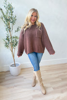 London Oversized Knitted Sweater Top - Be You Boutique