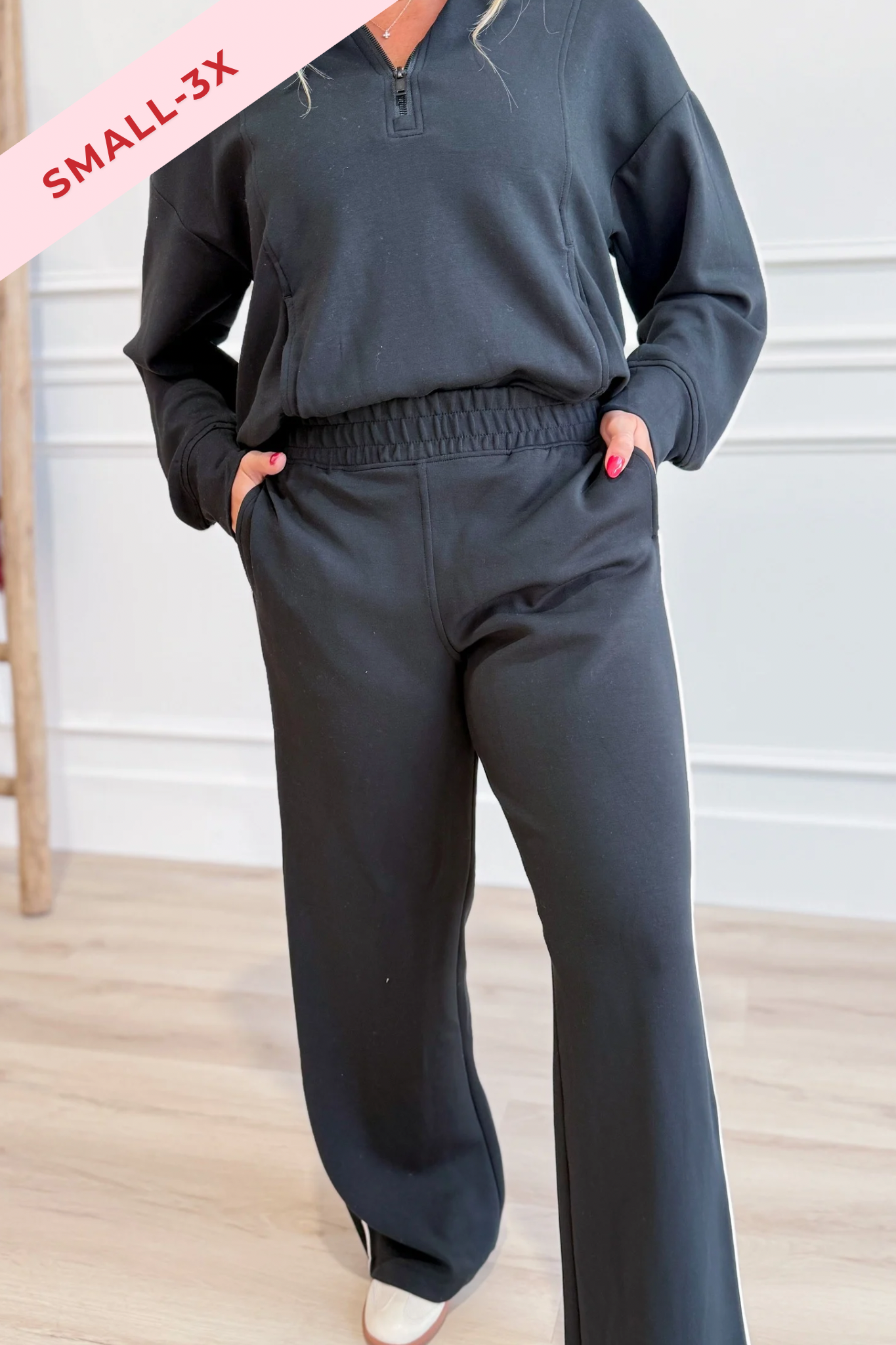 Frankie Piping Trim Pant - Be You Boutique