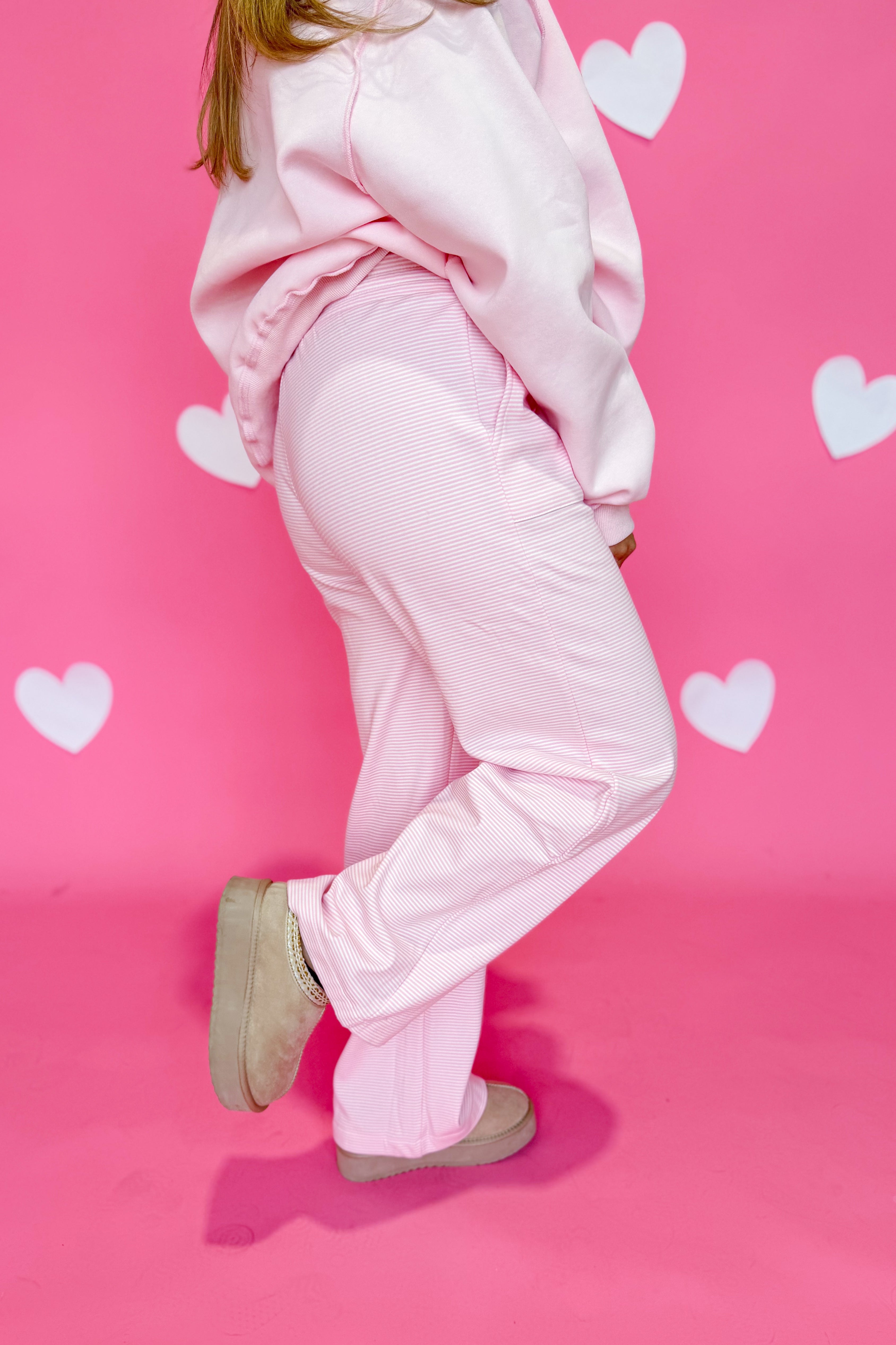 Ella Striped Wide Leg Pant - Be You Boutique