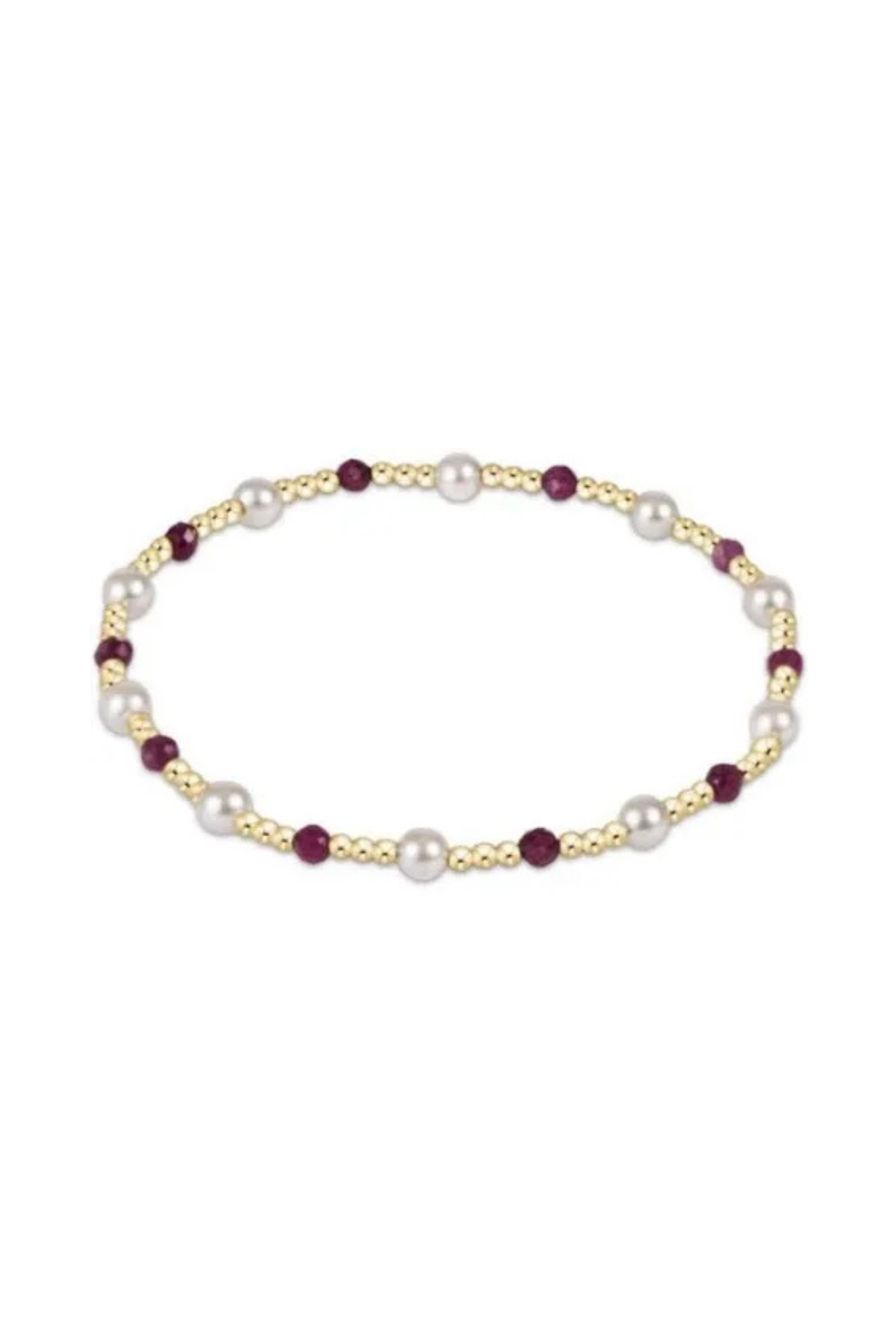 Enewton Ruby 4mm Pearl Sincerity Bracelet - Be You Boutique