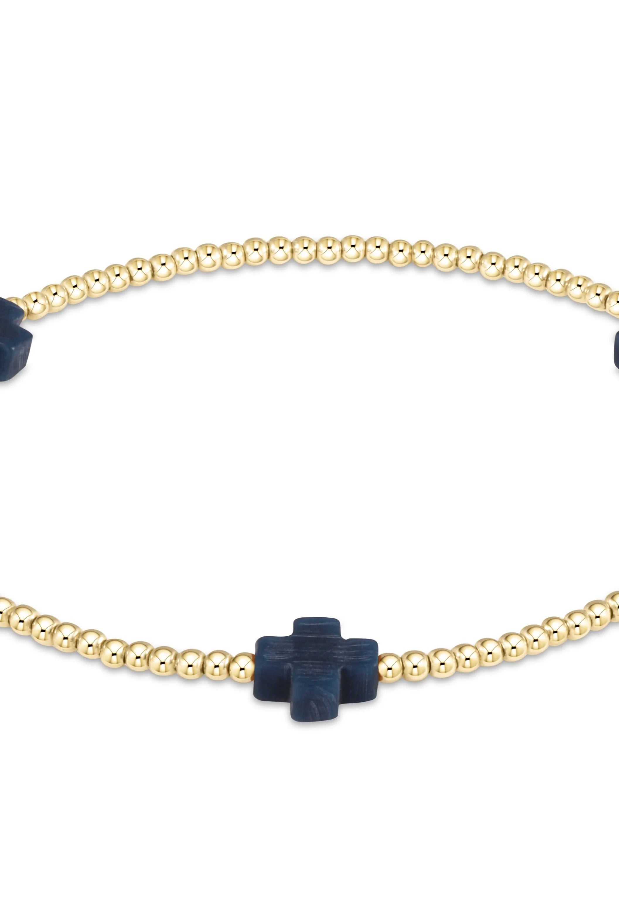 Enewton 2mm Signature Cross Gold Bracelet - Be You Boutique