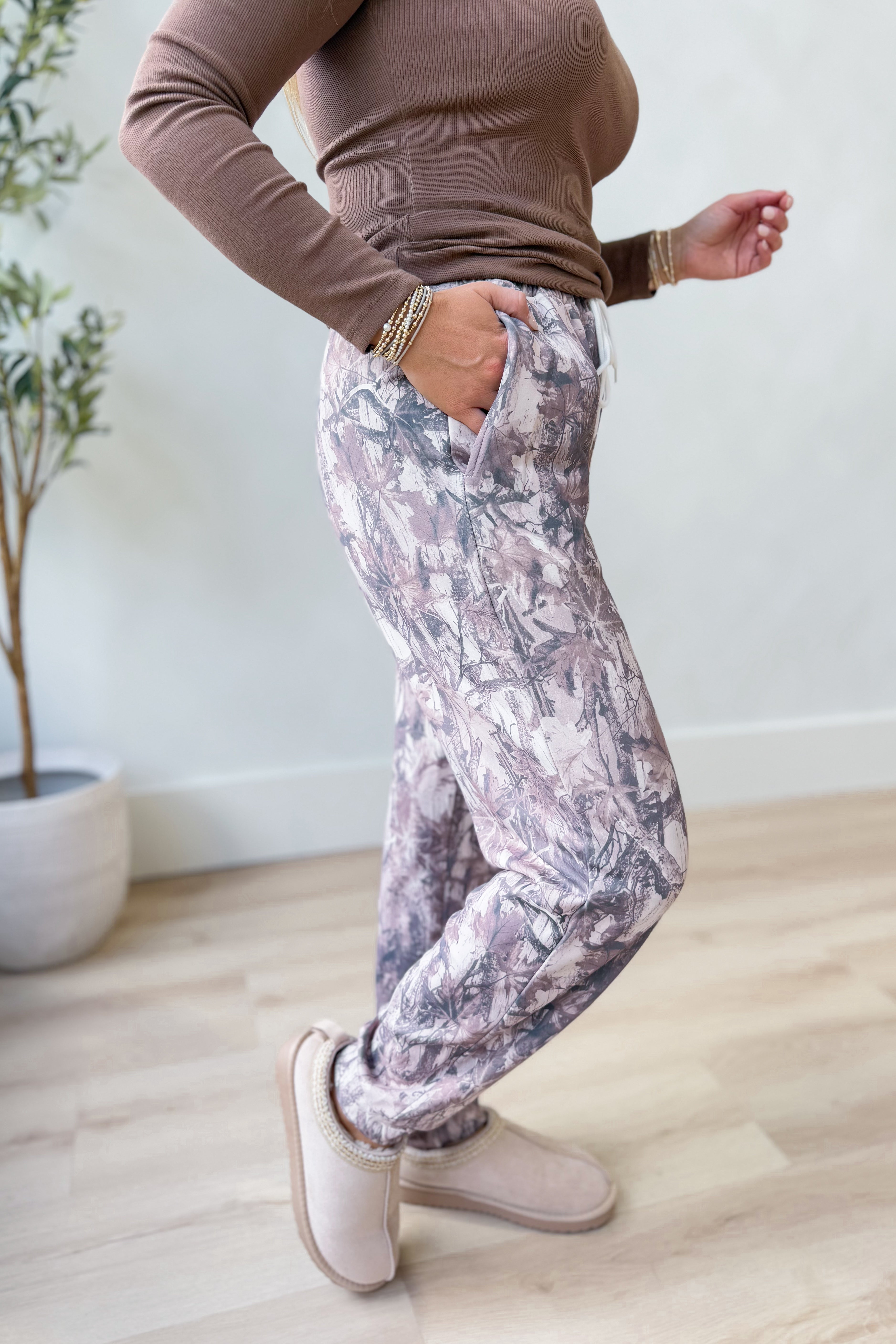 Camo Signature Fleece Jogger - Be You Boutique