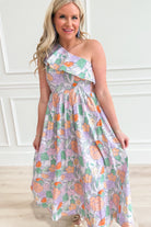 Bella One Shoulder Floral Dress - Be You Boutique