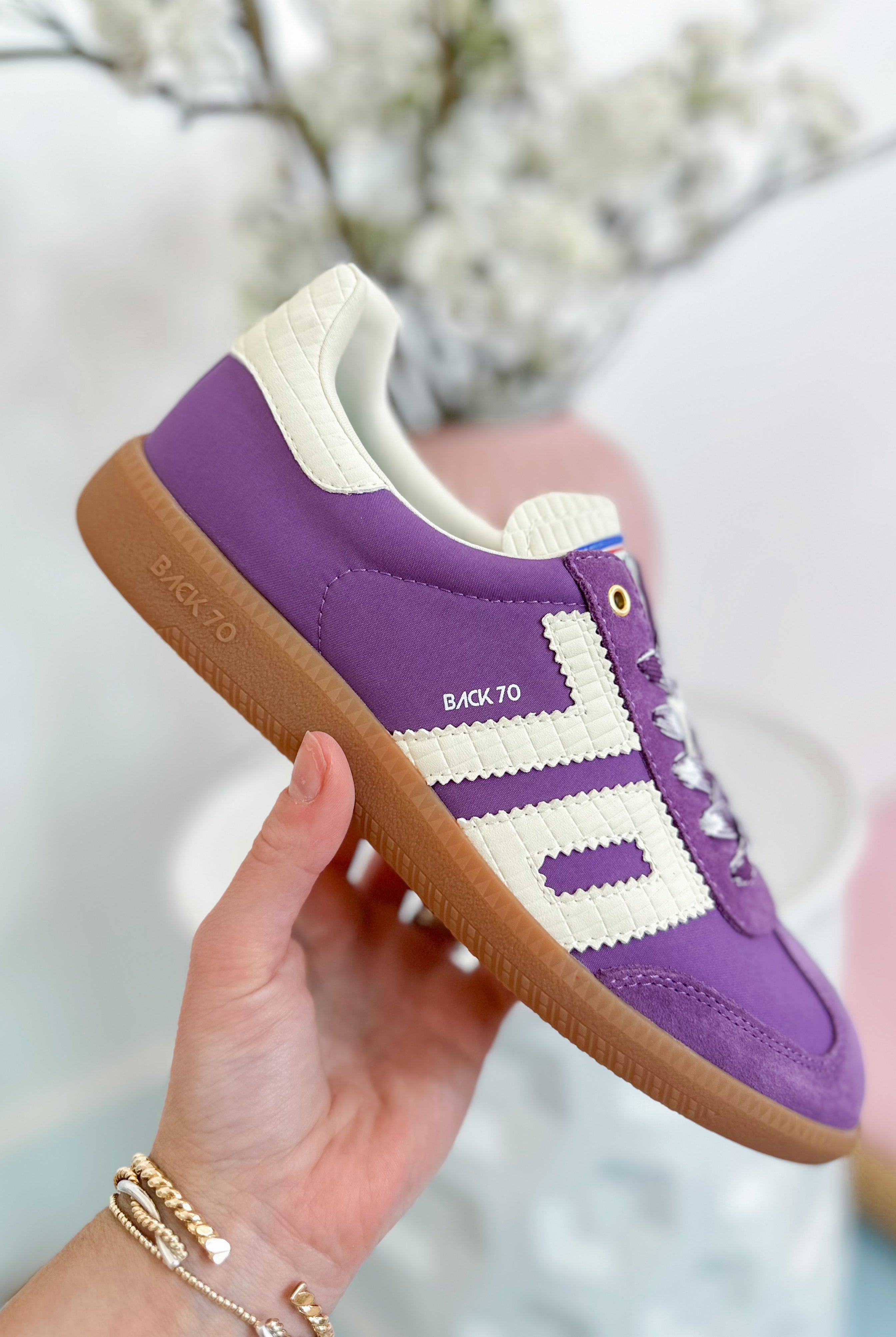 BACK70 Ghost Sneaker in Purple Milk - Be You Boutique