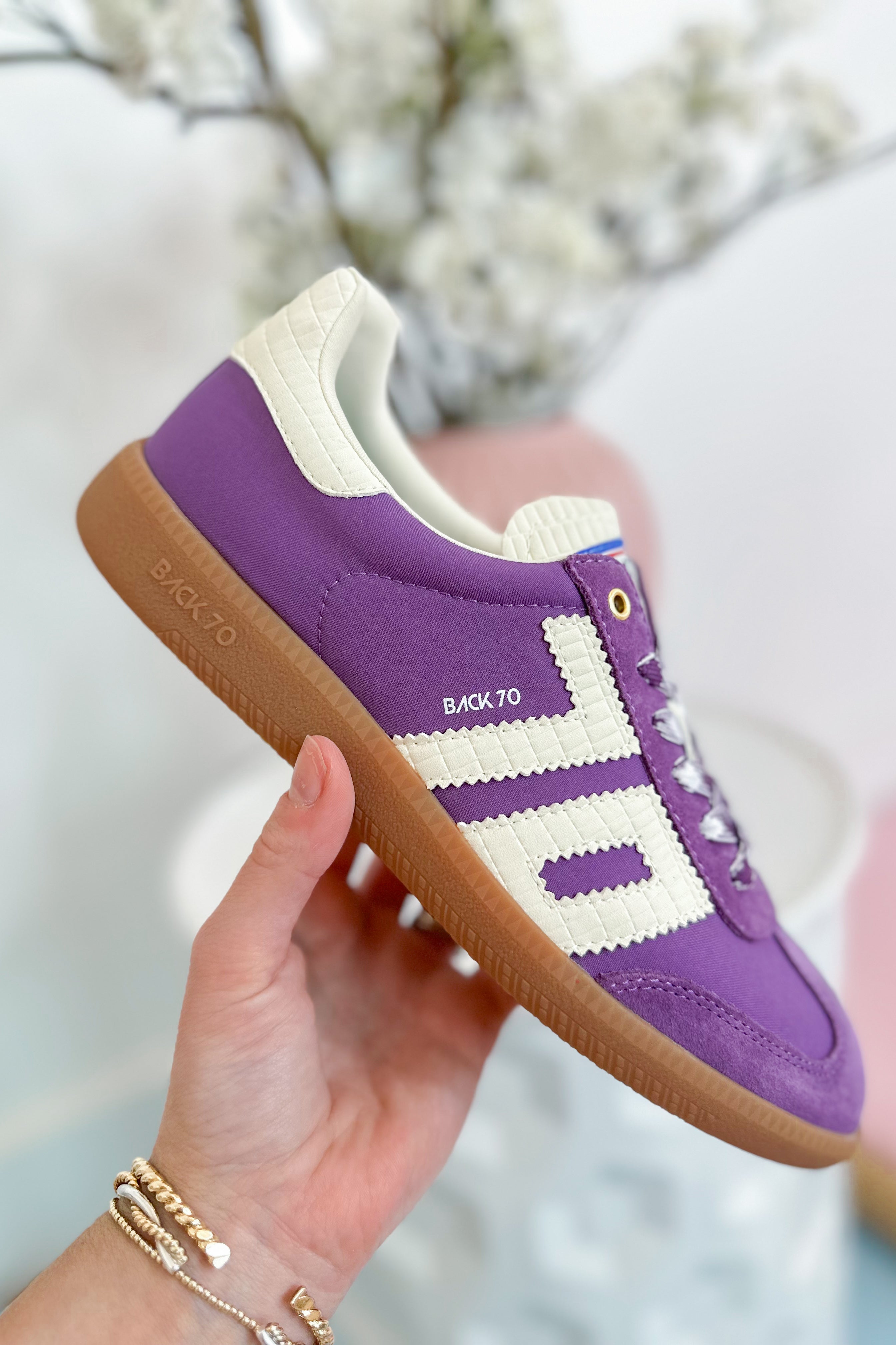 BACK70 Ghost Sneaker in Purple Milk - Be You Boutique