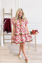 Pamela Floral Puff Sleeve Dress - Be You Boutique