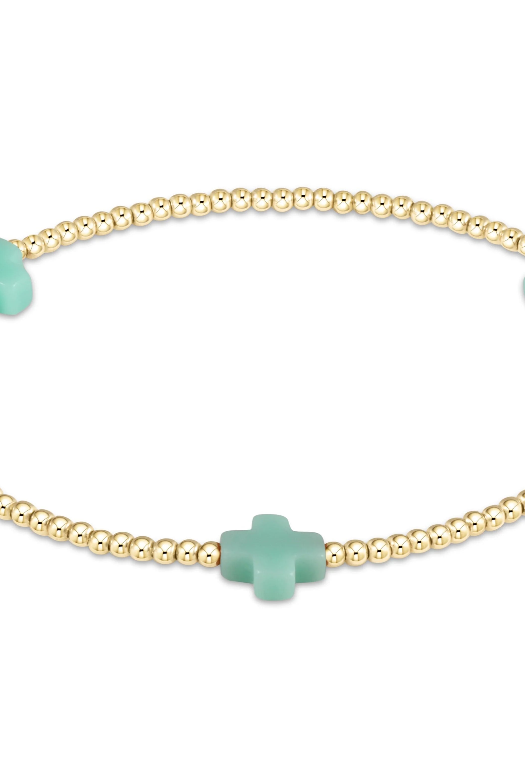 Enewton 2mm Signature Cross Gold Bracelet - Be You Boutique