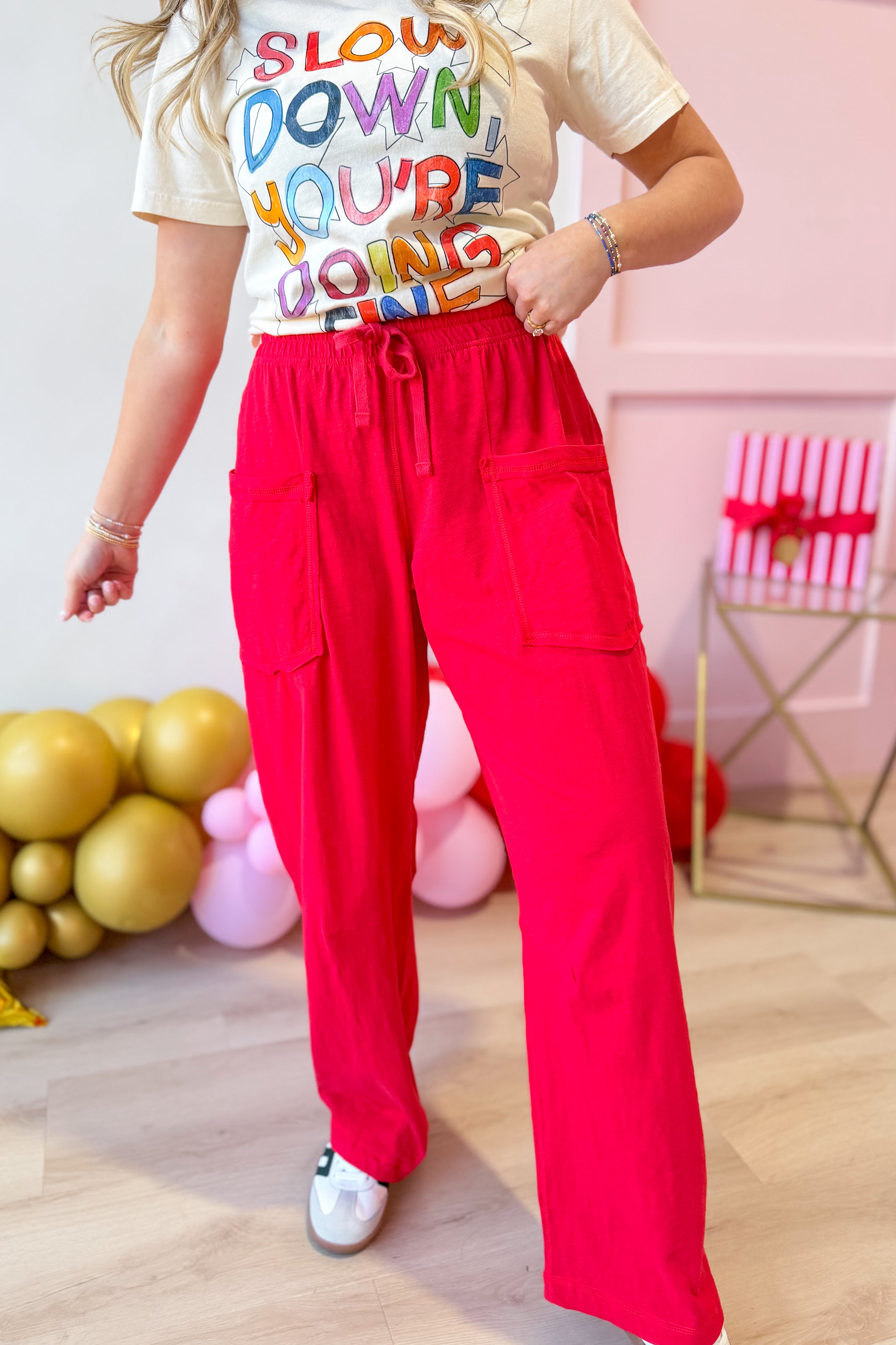 Bella Cotton Barrel Pant - Be You Boutique