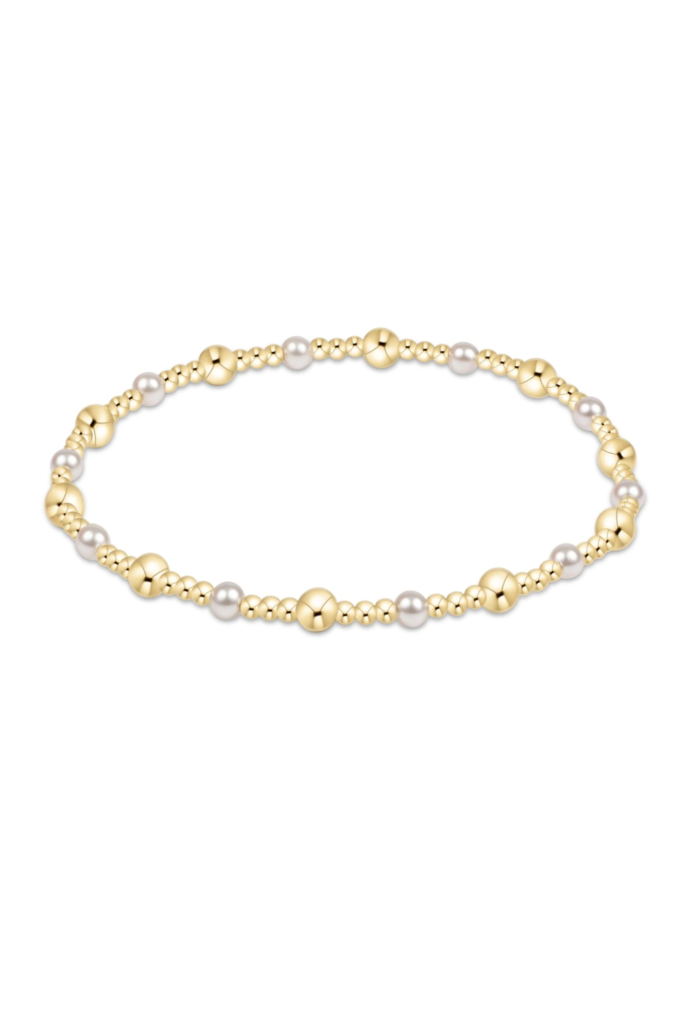 Enewton 4mm Classic Gold Pearl Sincerity Bracelet - Be You Boutique