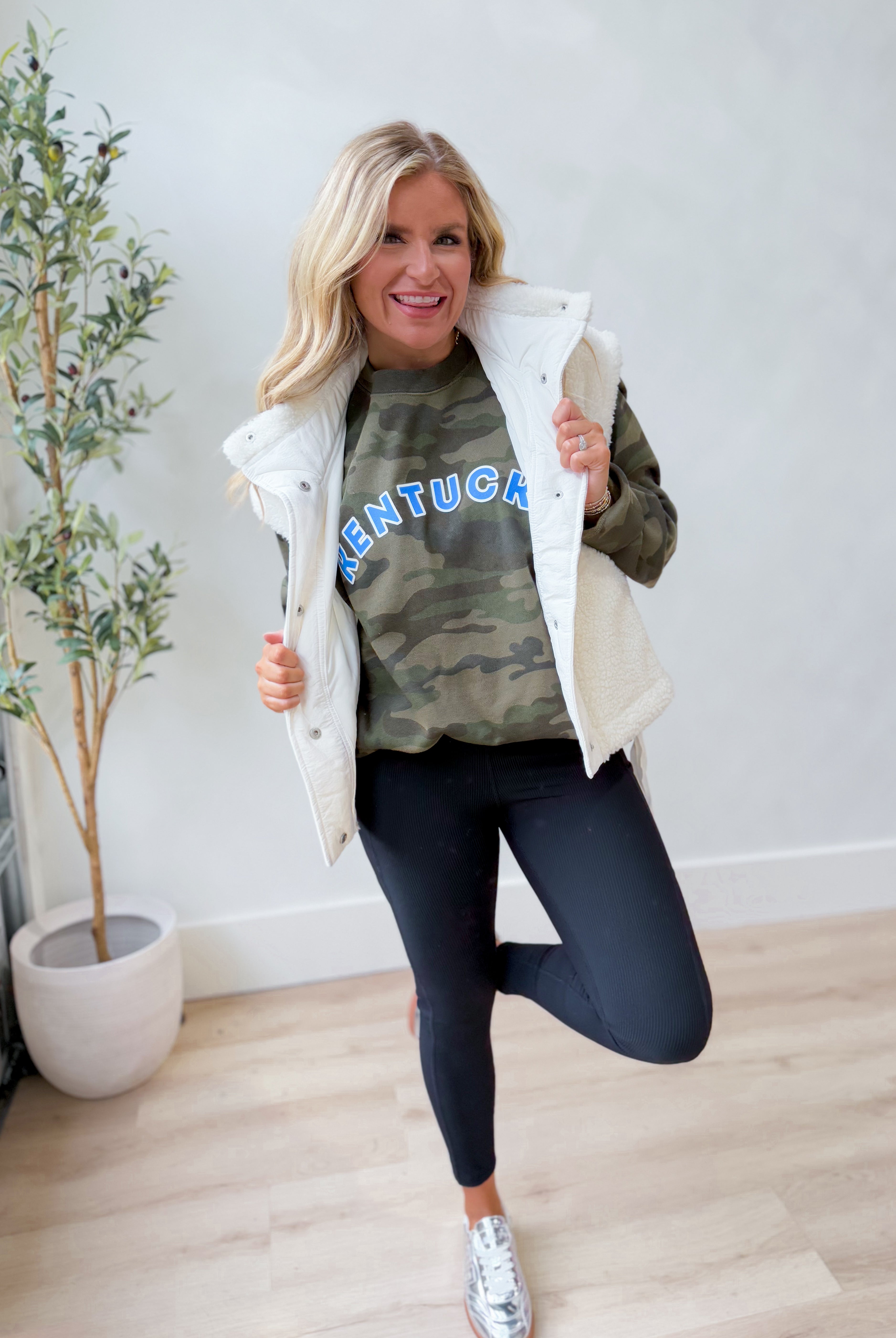 Camo Kentucky Sweatshirt - Be You Boutique