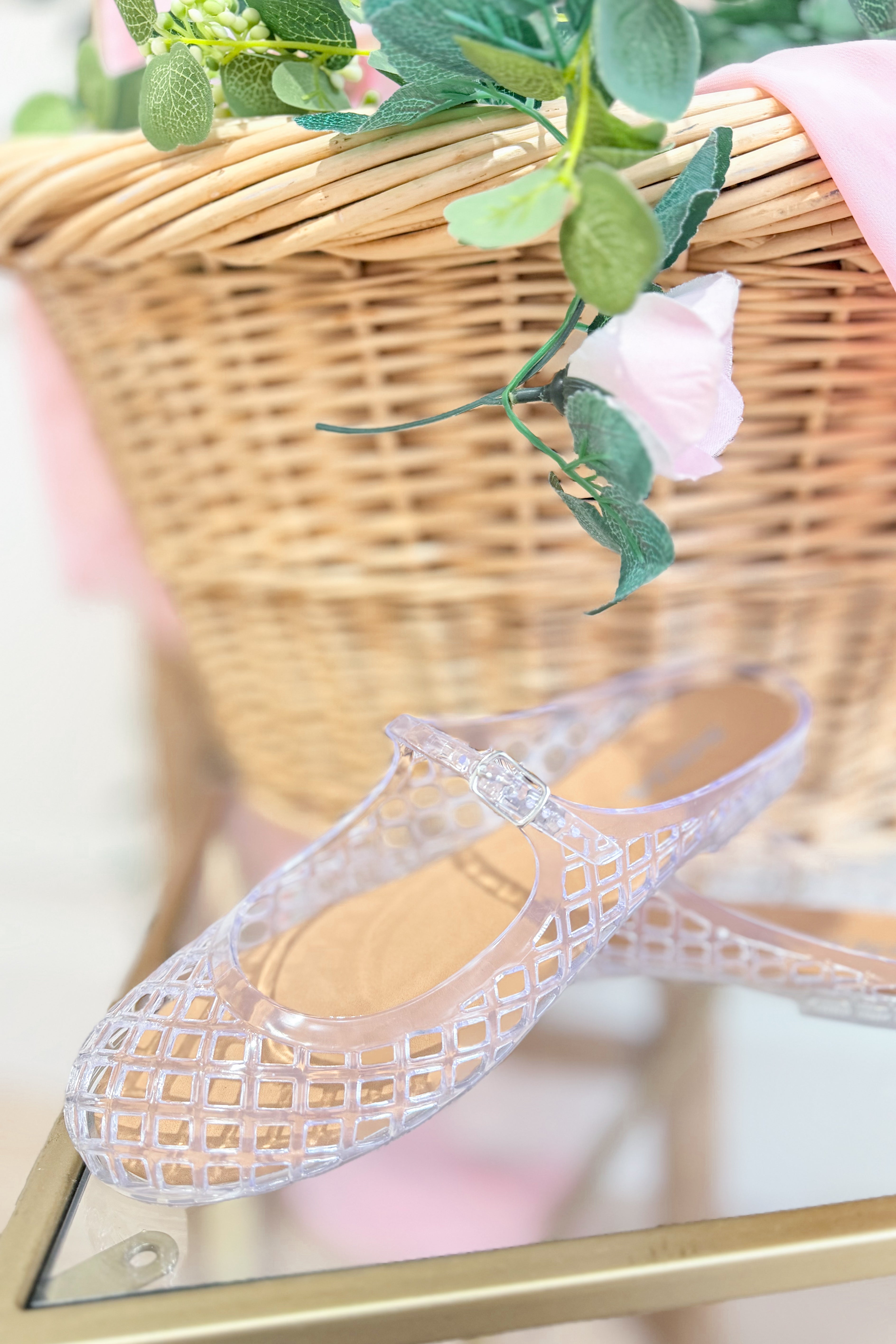 Zoe Round Toe Mesh Mary Jane Flat - Be You Boutique