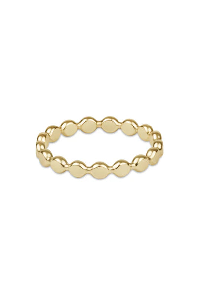 Enewton 2.5mm gold beaded disc ring from the 222 other jewelry collection, featuring a sleek, minimalist design.