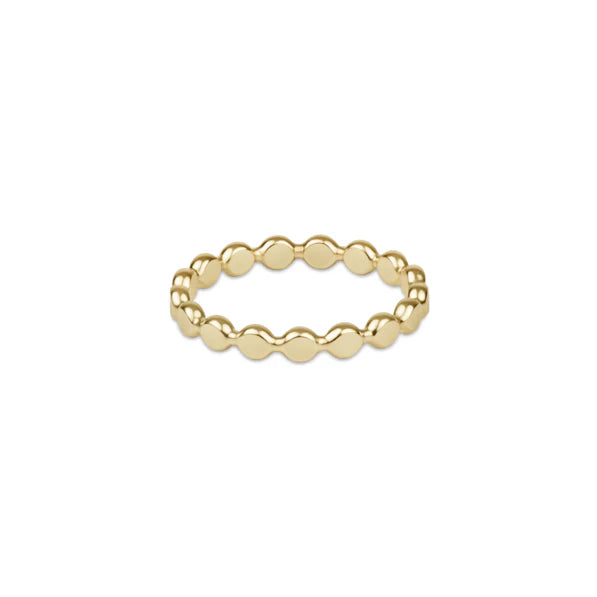 Enewton 2.5mm gold beaded disc ring from the 222 other jewelry collection, featuring a sleek, minimalist design.