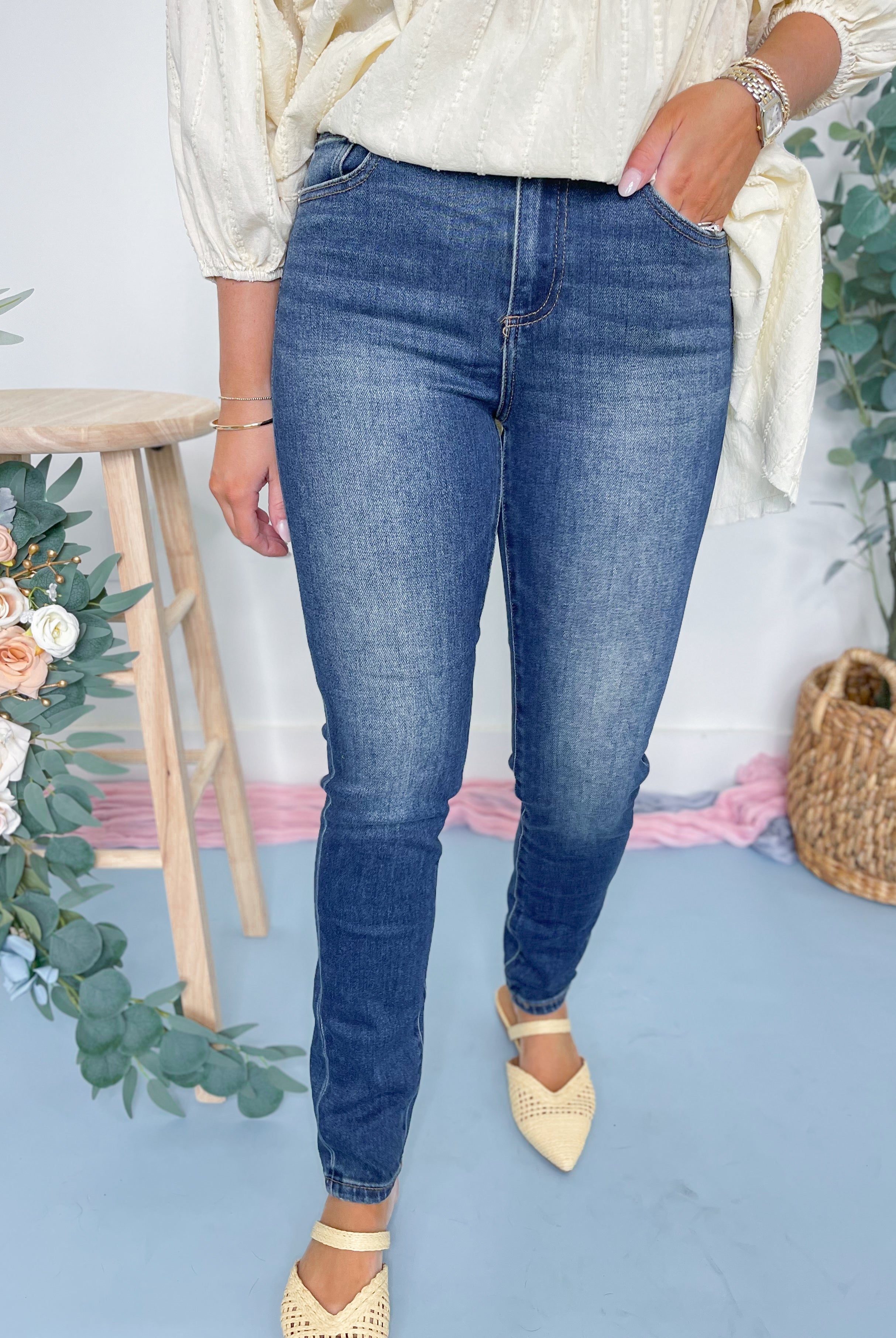 Risen Jaxon High Rise Ankle Skinny Jeans - Be You Boutique