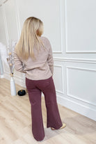 Jenna Bow Textured Knit Sweater - Be You Boutique