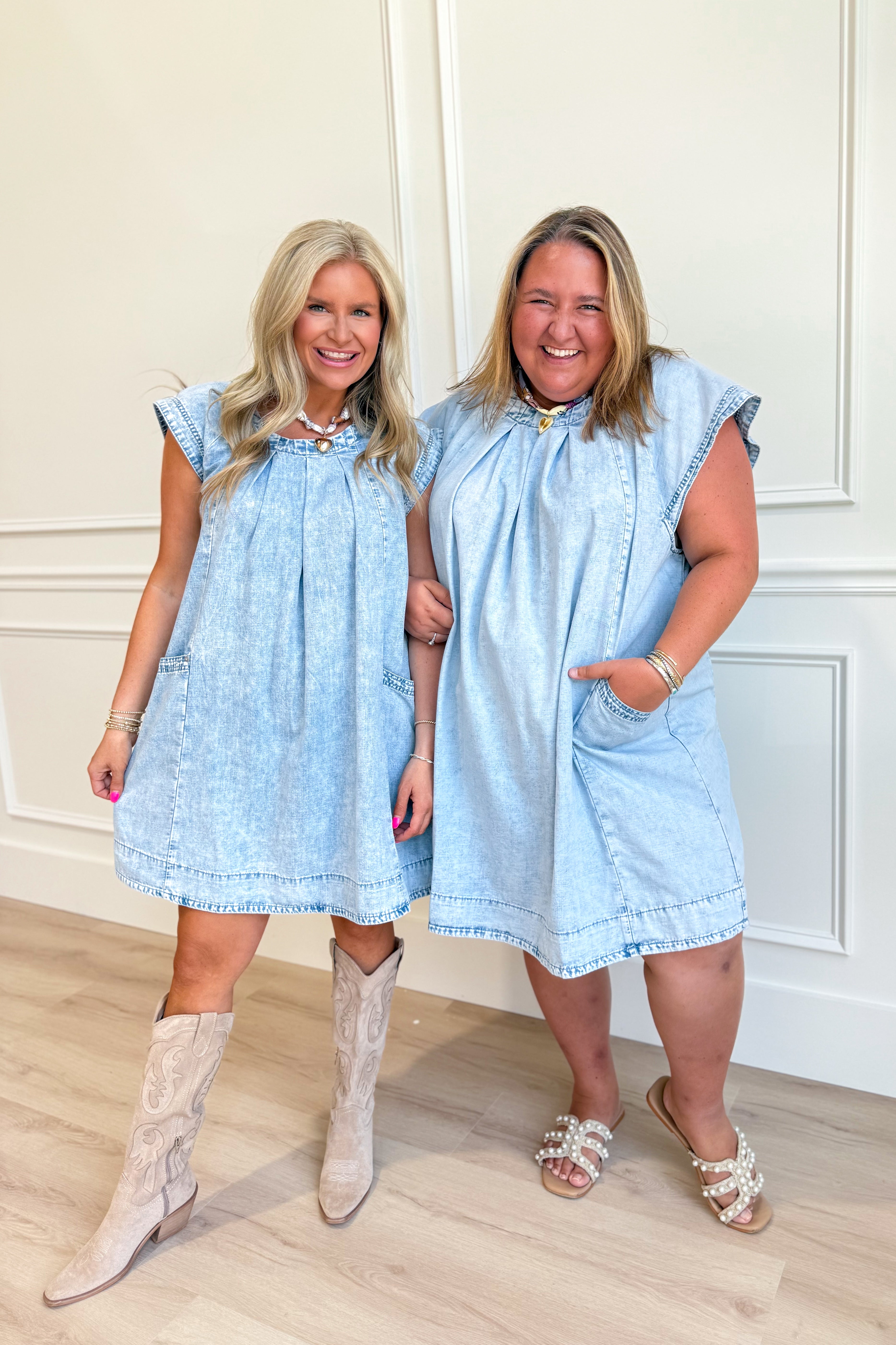 Scarlett Raglan Sleeve Pleated Dress - Be You Boutique