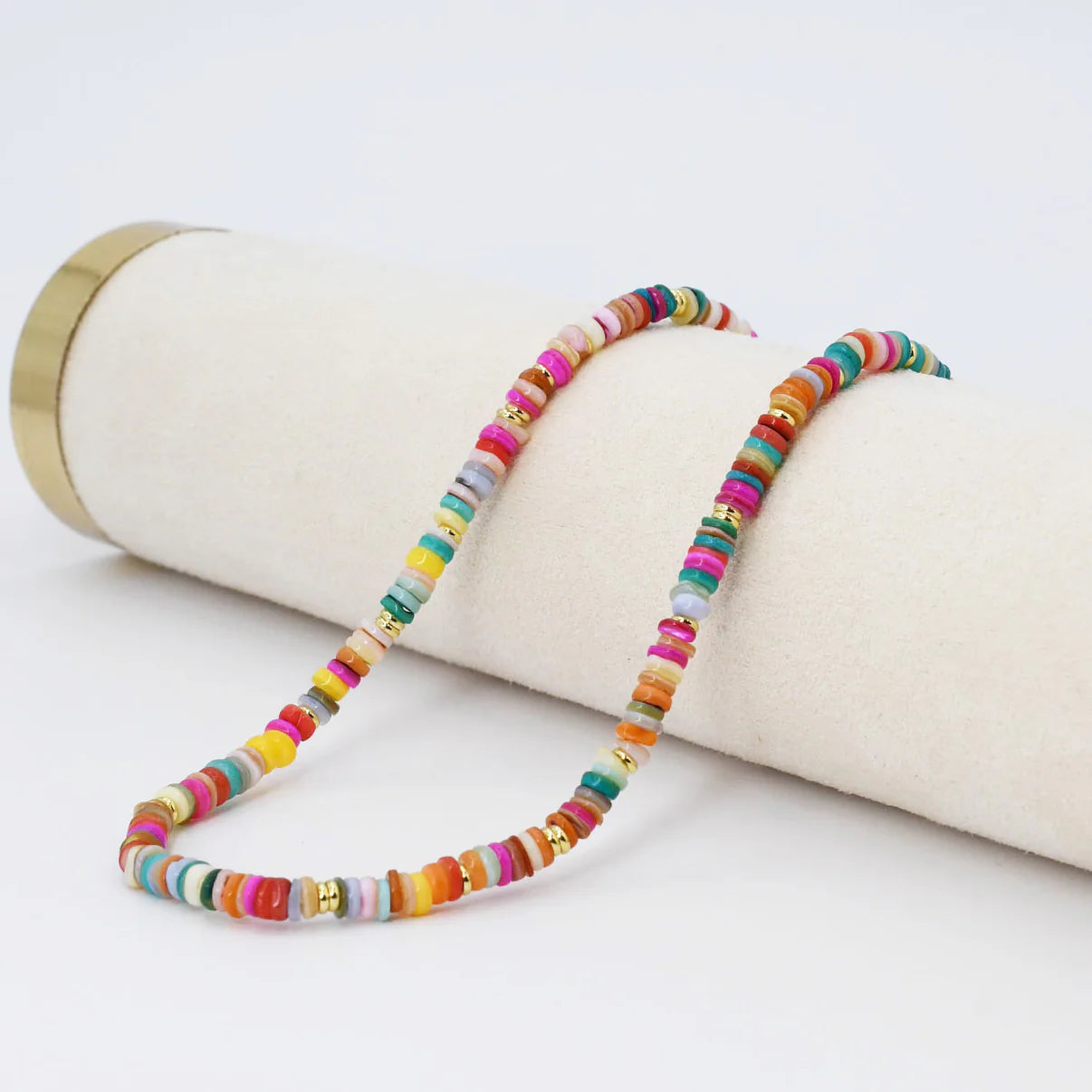 Treasure Jewels Rainbow Bright Gemstone Necklace - Be You Boutique